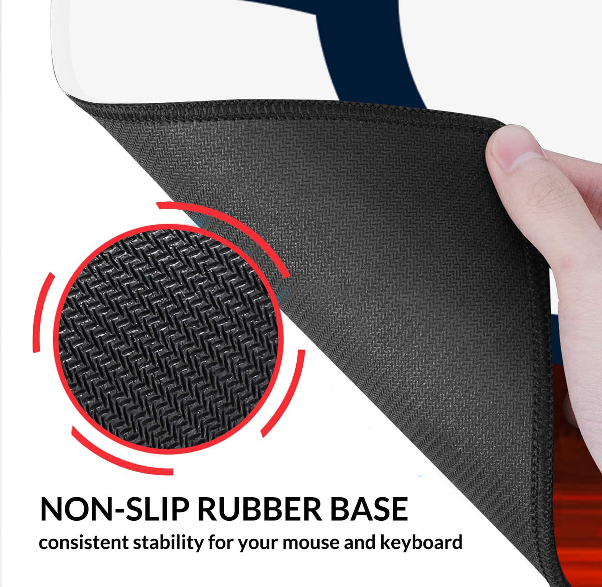 Large Stitched Edges Gaming Mouse Pad,31.5 X 13.8 Inch Mousepad for Laptop Computer Desktop
