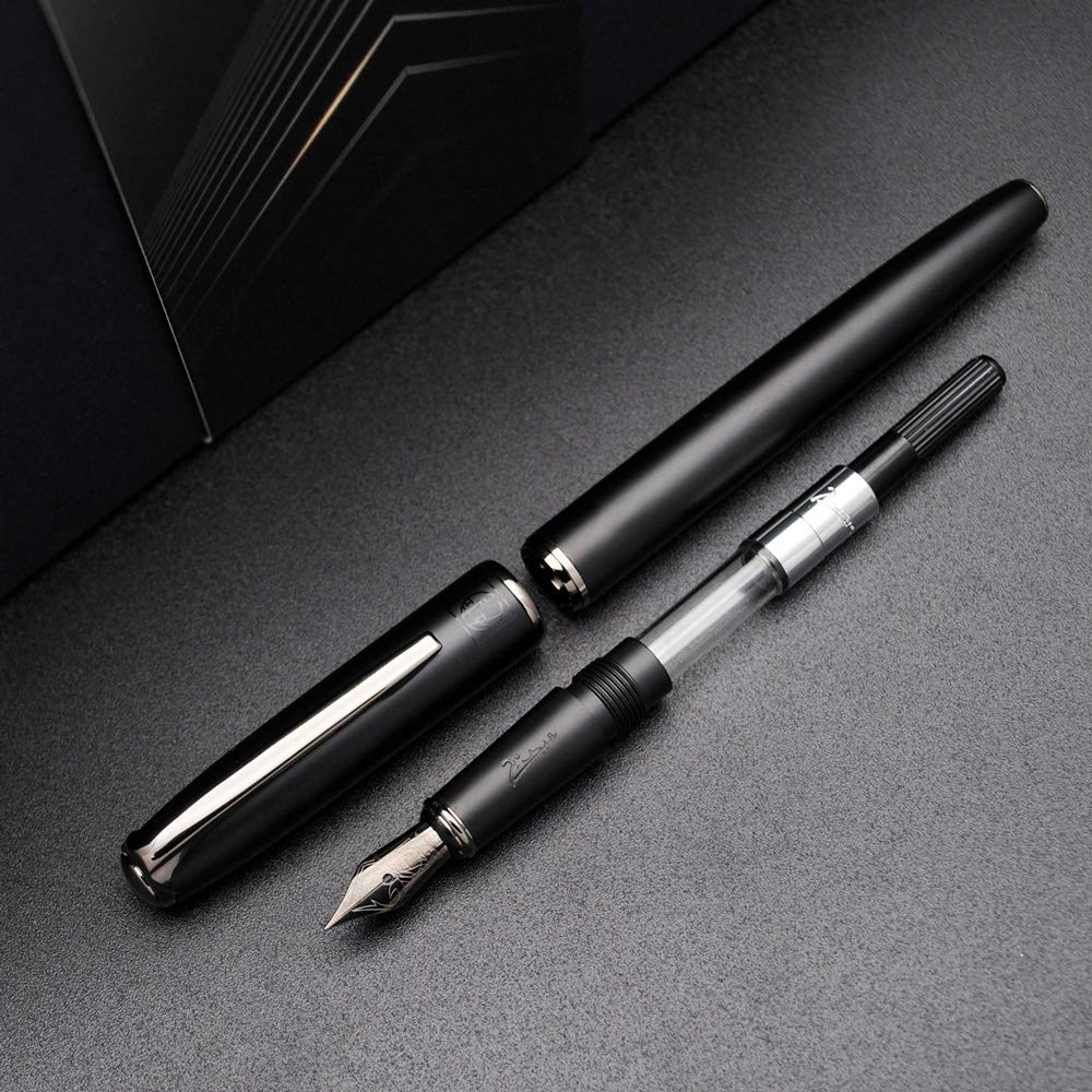 czxwyst Picasso 916 Malage Fountain Pen Original Box New Version (Sunset Gray, Extra Fine Nib