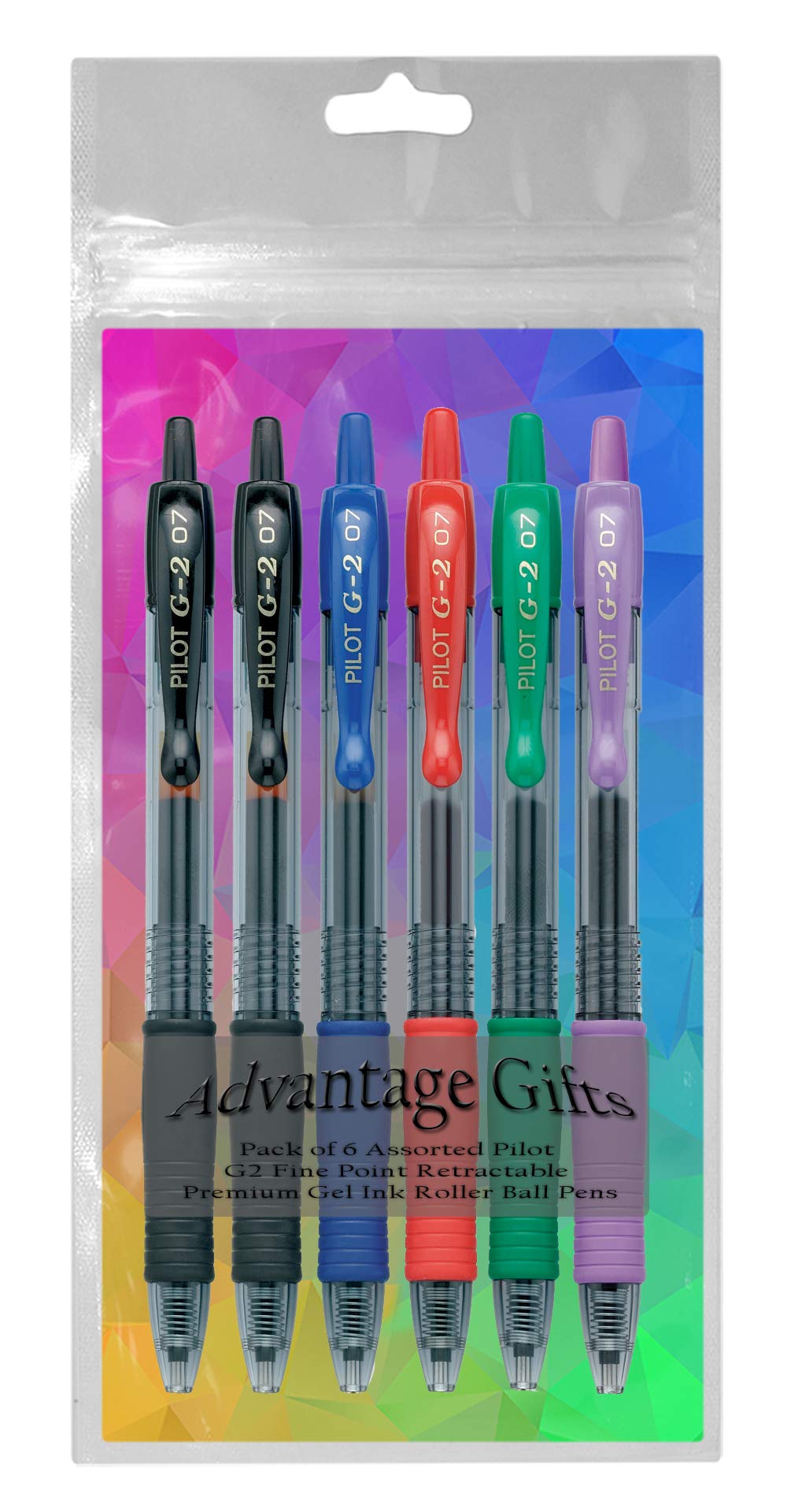 Advantage Gifts G2 Retractable Premium Gel Ink Roller Ball Pens Fine Point Fine Point (.7mm)