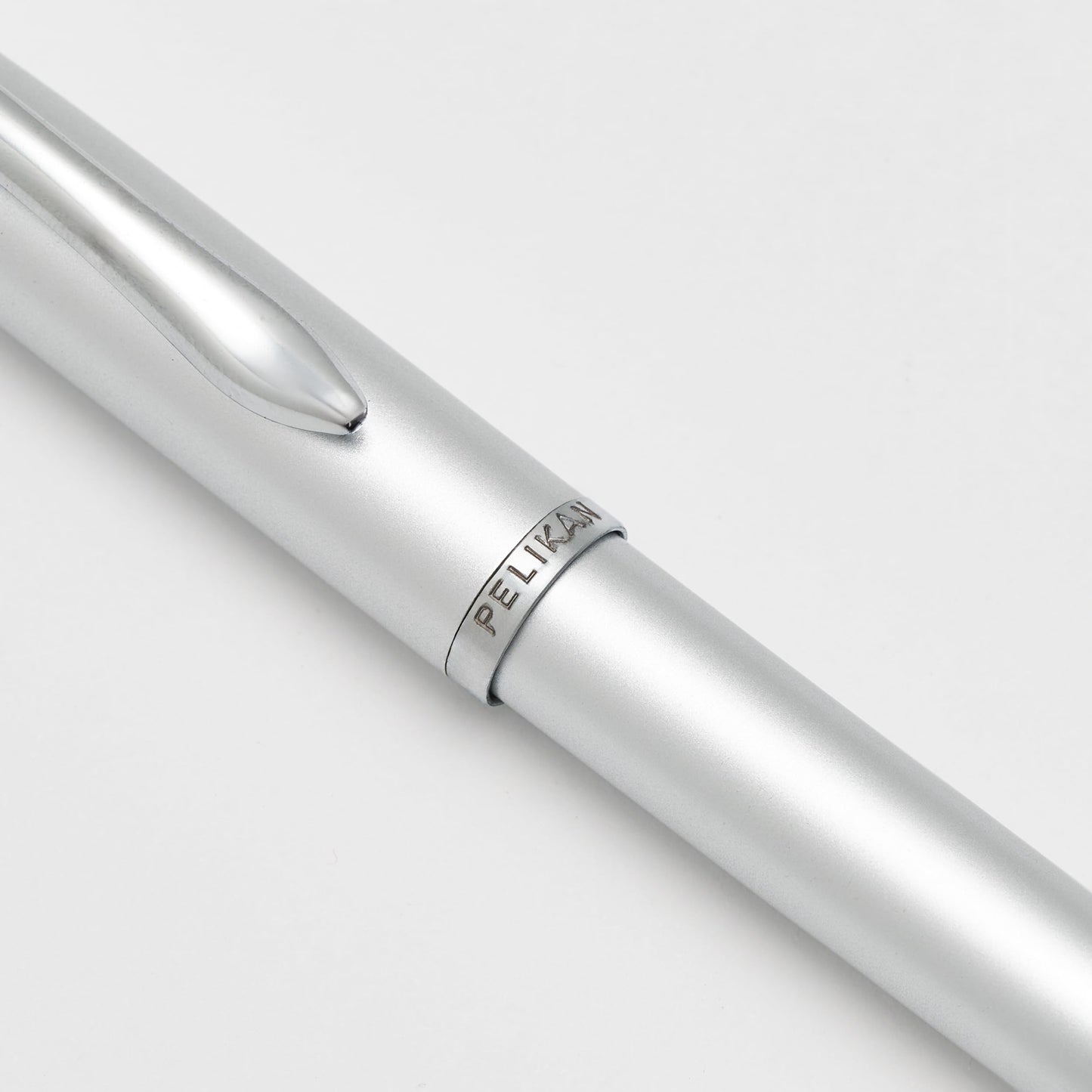 Pelikan Jazz Noble Ballpoint Pen Silver Right Hand and Left Handed Elegant Metal Ballpoint Pen in