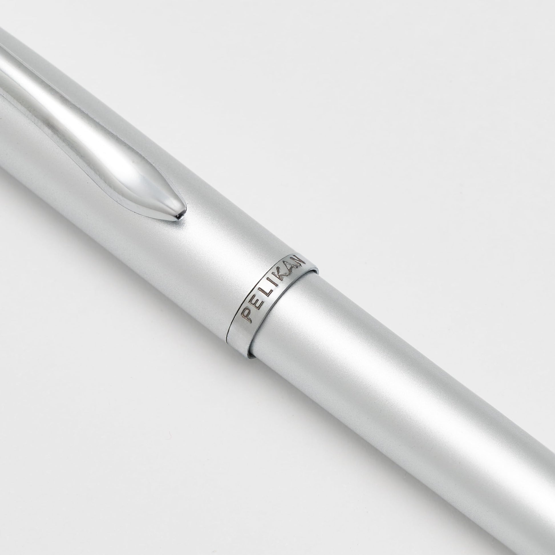 Pelikan Jazz Noble Ballpoint Pen Silver Right Hand and Left Handed Elegant Metal Ballpoint Pen in