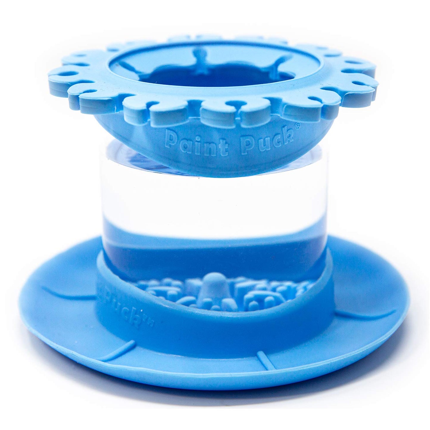 Paint Puck Ultimate Rinse Cup Paint Brush Cleaner, Mug (4 in), Blue