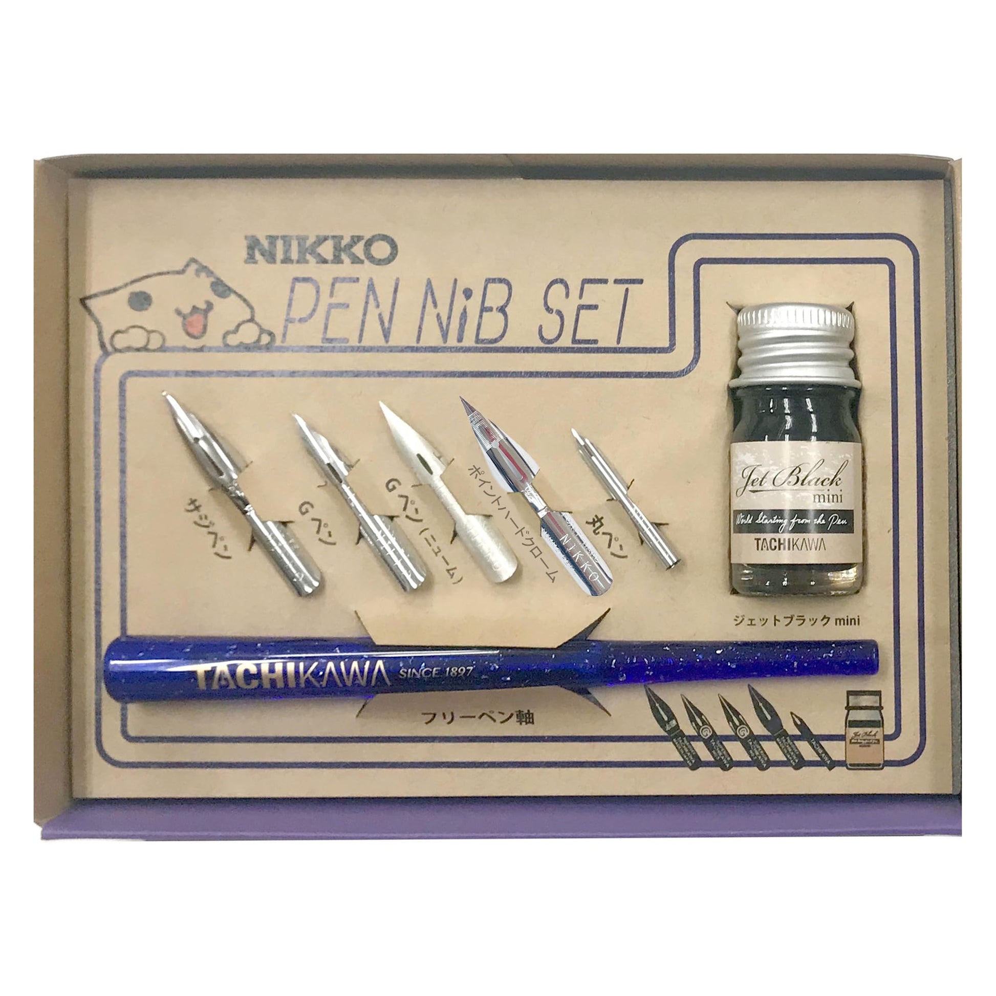 Tachikawa Pin Mfg. Tachikawa Nikko Manga Nib Set N-CPS