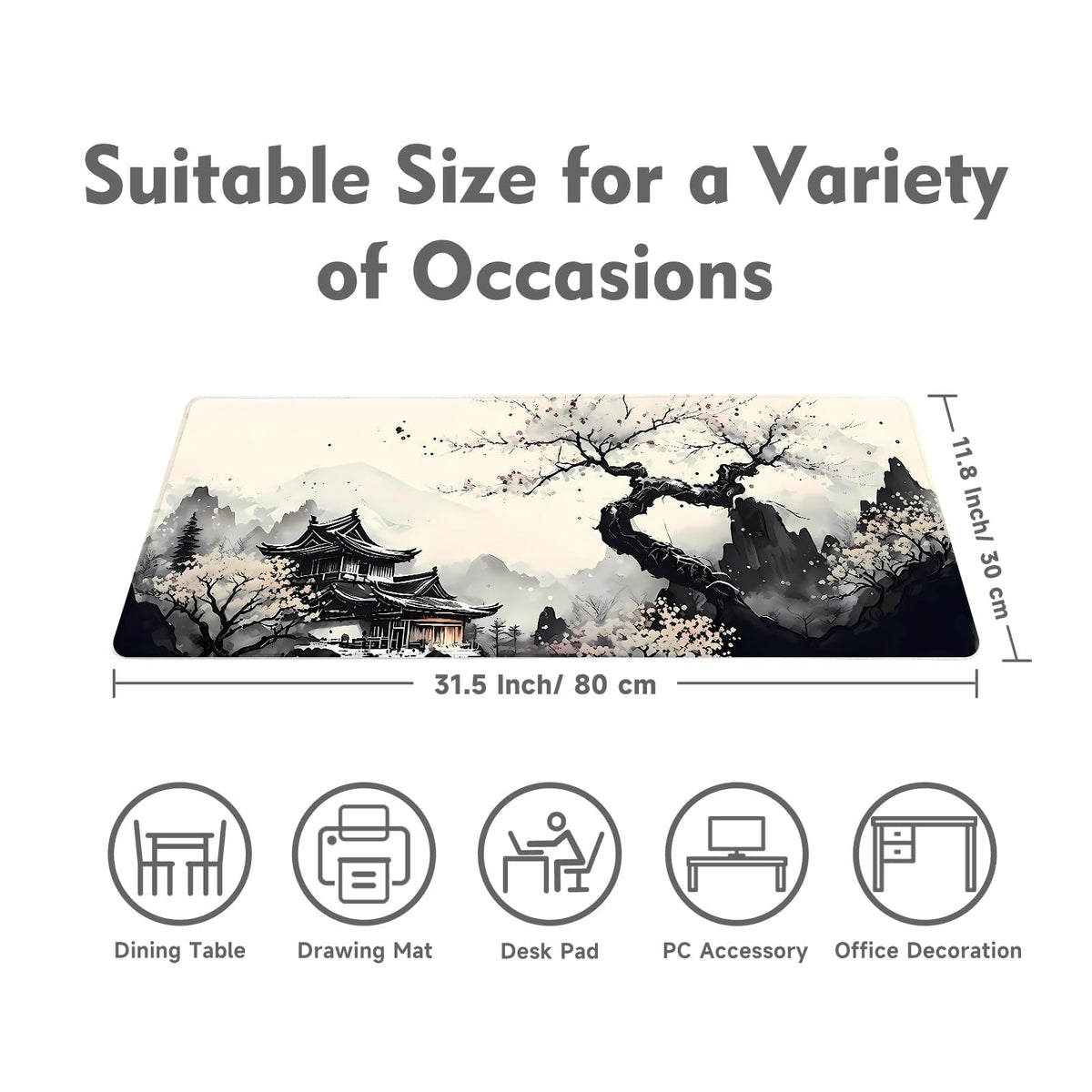 Gaming Mouse Pad Desk Pad XL Large Mouse Mat Keyboard Mat Office Desk Decor AccessoriesKeyboard Mat