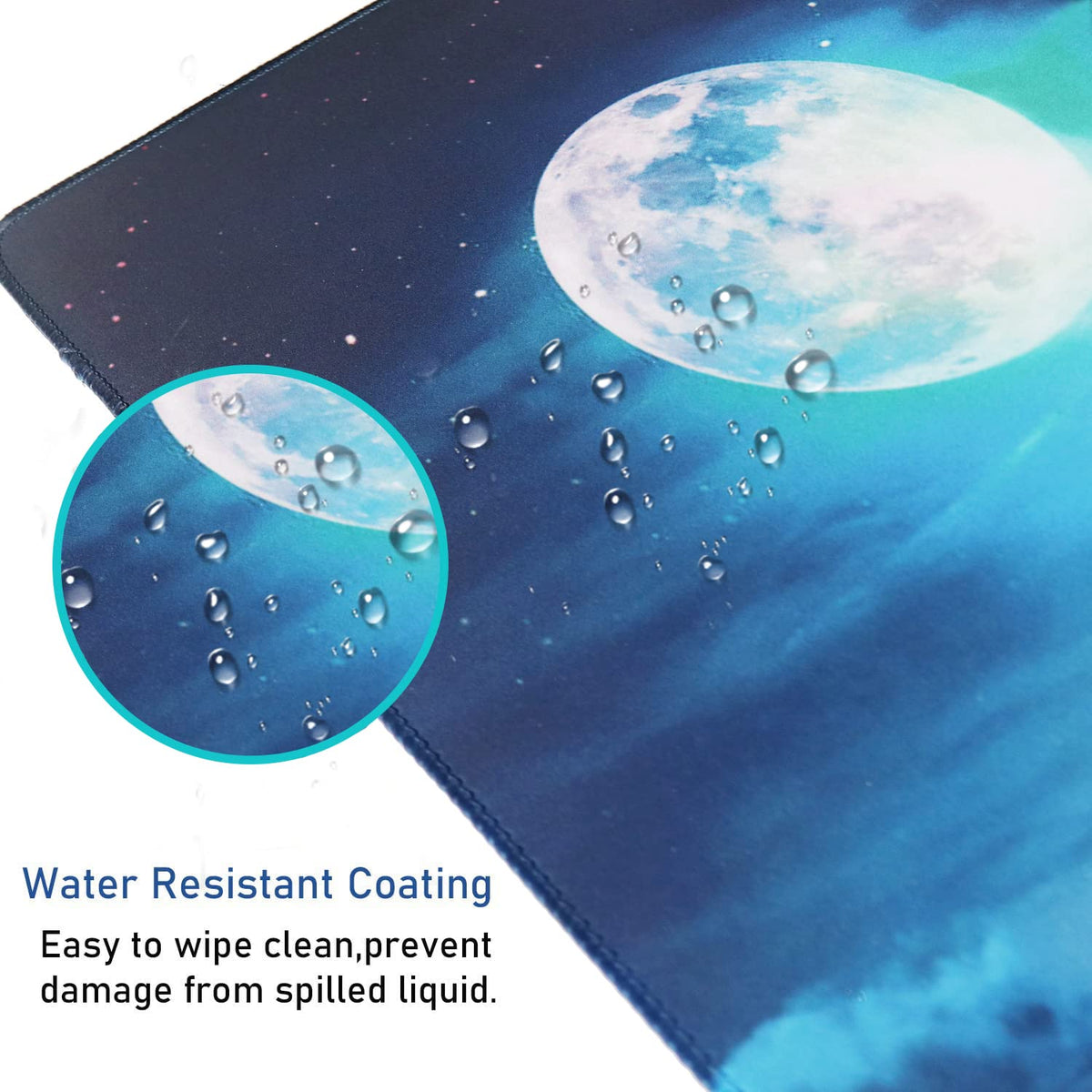 Large Mouse Pad, Gaming Mousepad, 31.5x15.7x0.12 in Extended Mouse Mat