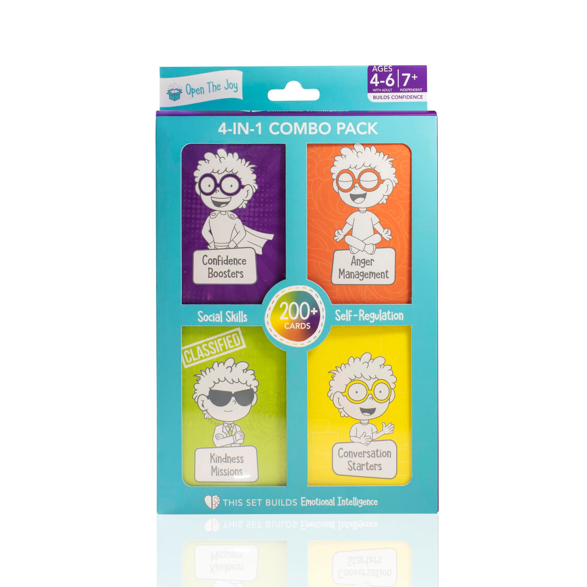 Open The Joy Cards Set for Nurturing Social Emotional Intelligence - Featuring Anger Management