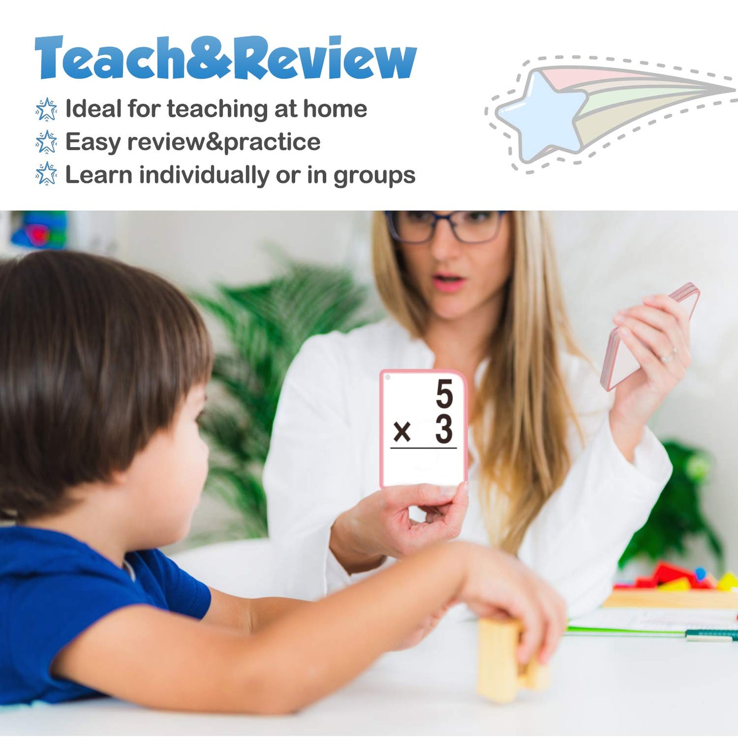 Multiplication Flash Cards for 3rd Grade – 175 Math Flash Cards – Times Table Flash Cards – All