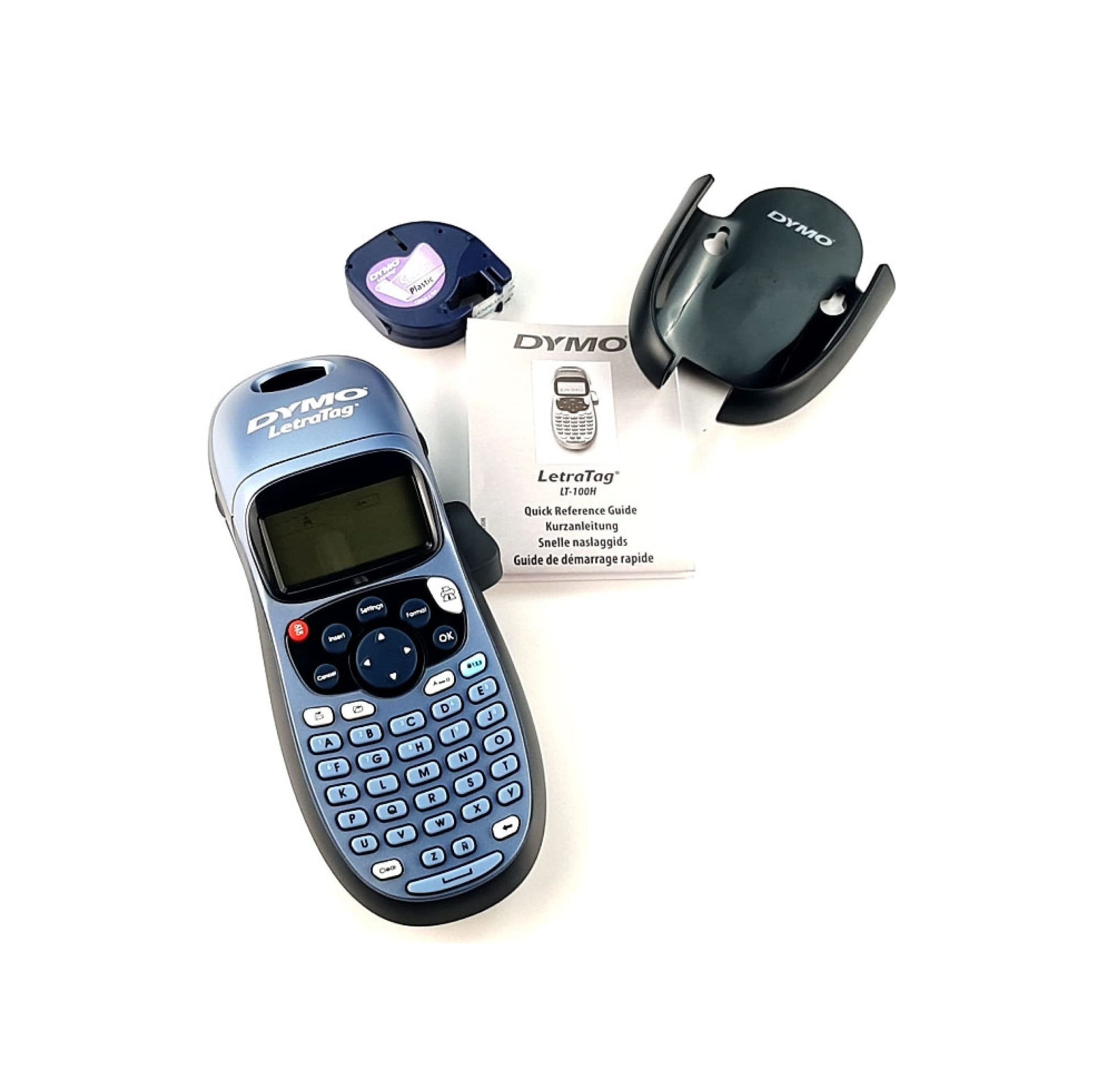 Dymo LetraTag LT-100H Plus Label Maker ABC Keyboard, Blue