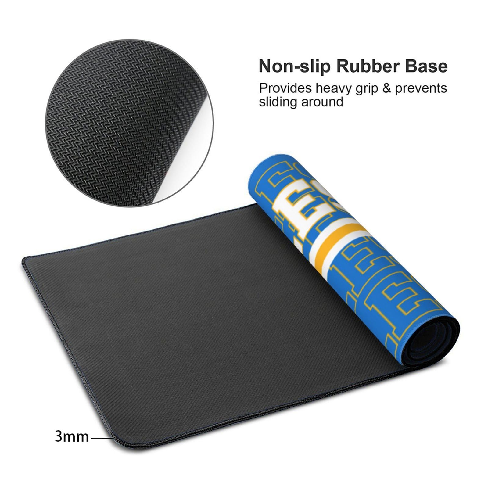 ANTKING Los Angeles Mouse Pad Custom Name and Number Desk Pad for Men Women Youth Gifts