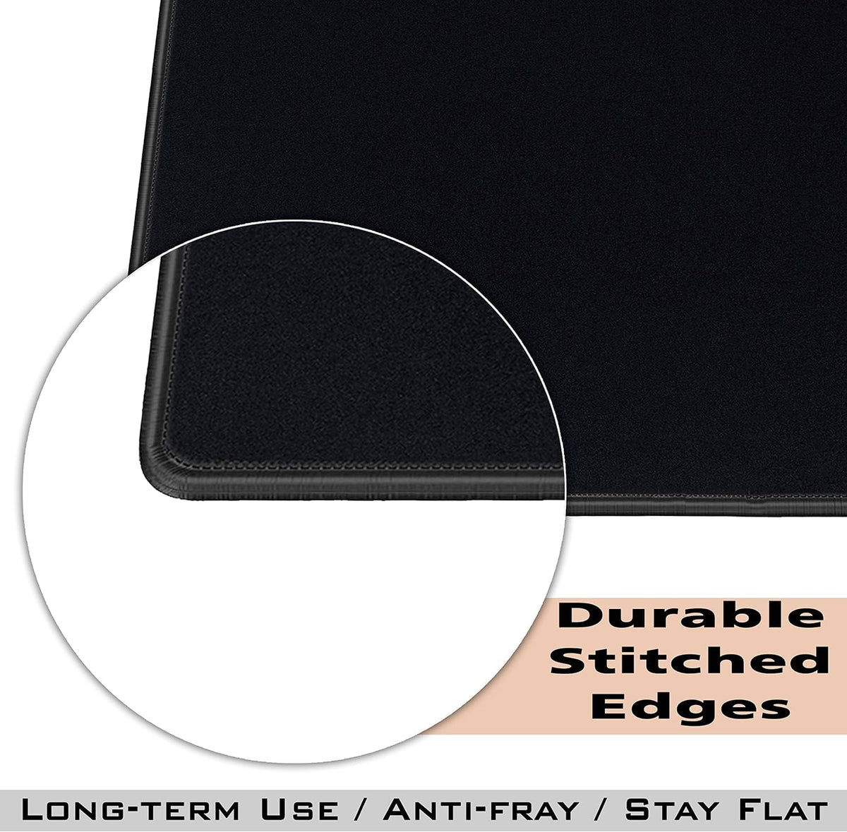SaiTech IT 50 Pack Waterproof Mouse Pad, 8.66x7.1 inch, Black