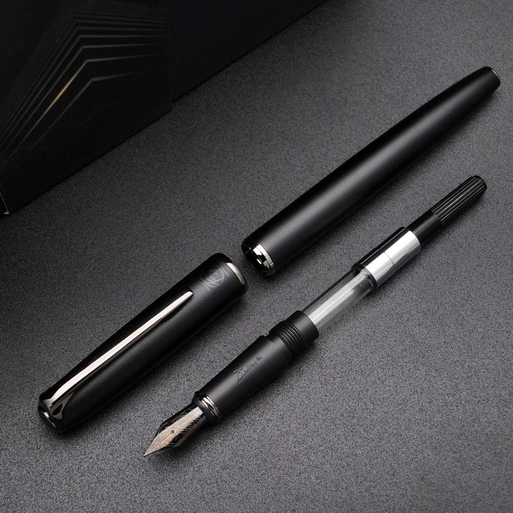 czxwyst Picasso 916 Malage Fountain Pen Original Box New Version (Sunset Gray, Medium Nib 0.7mm)