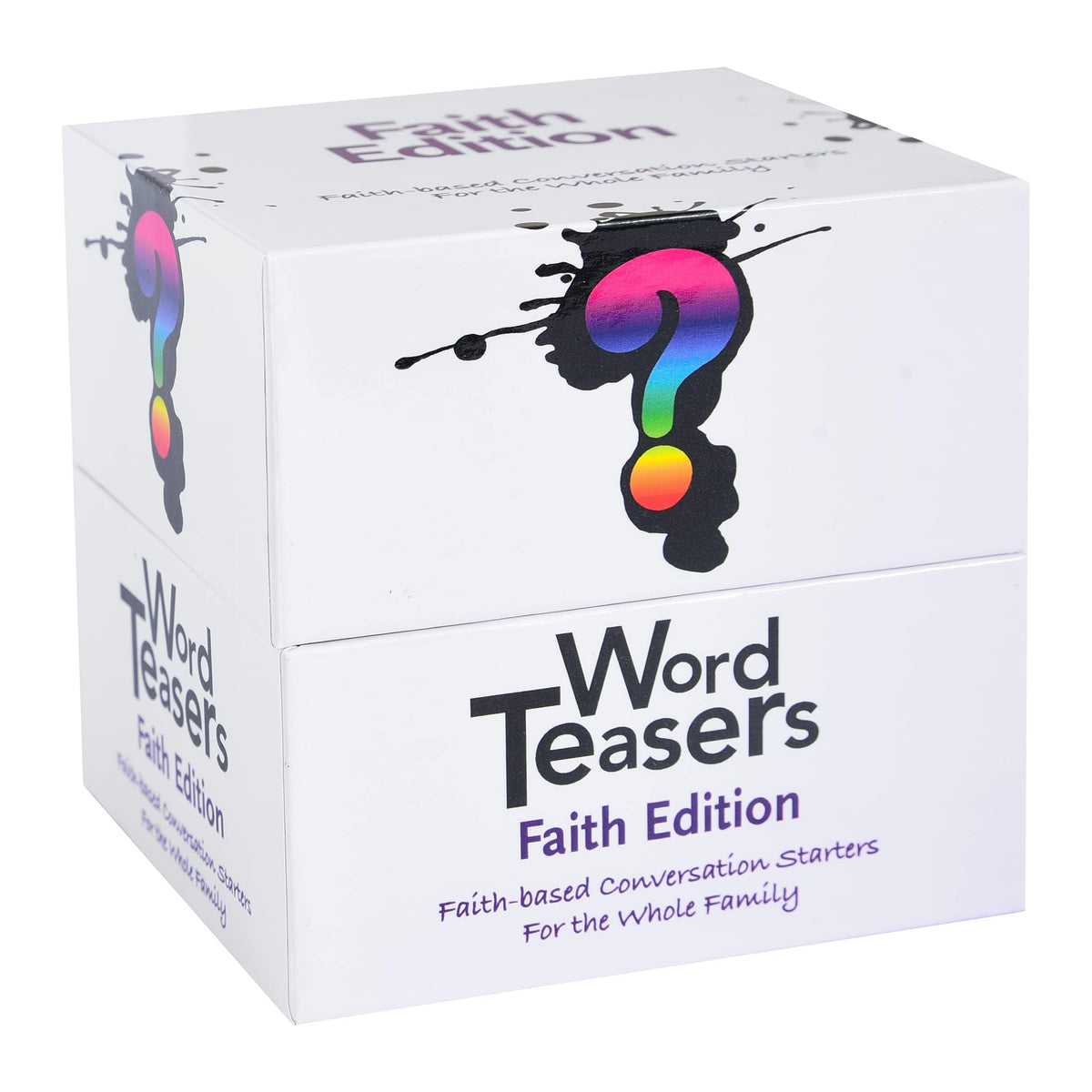 ? WORD TEASERS Faith Based Conversation Starters - Thought Provoking Bible Trivia Game for Families