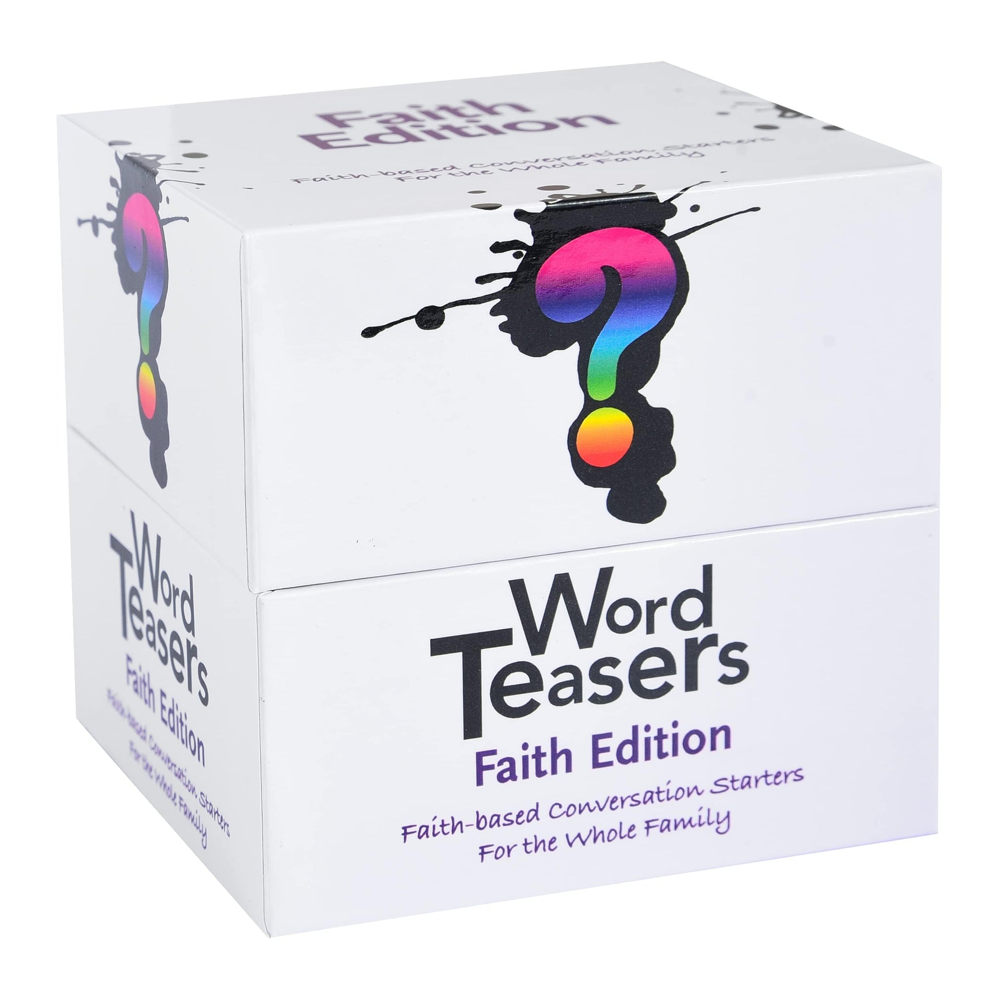 ? WORD TEASERS Faith Based Conversation Starters - Thought Provoking Bible Trivia Game for Families