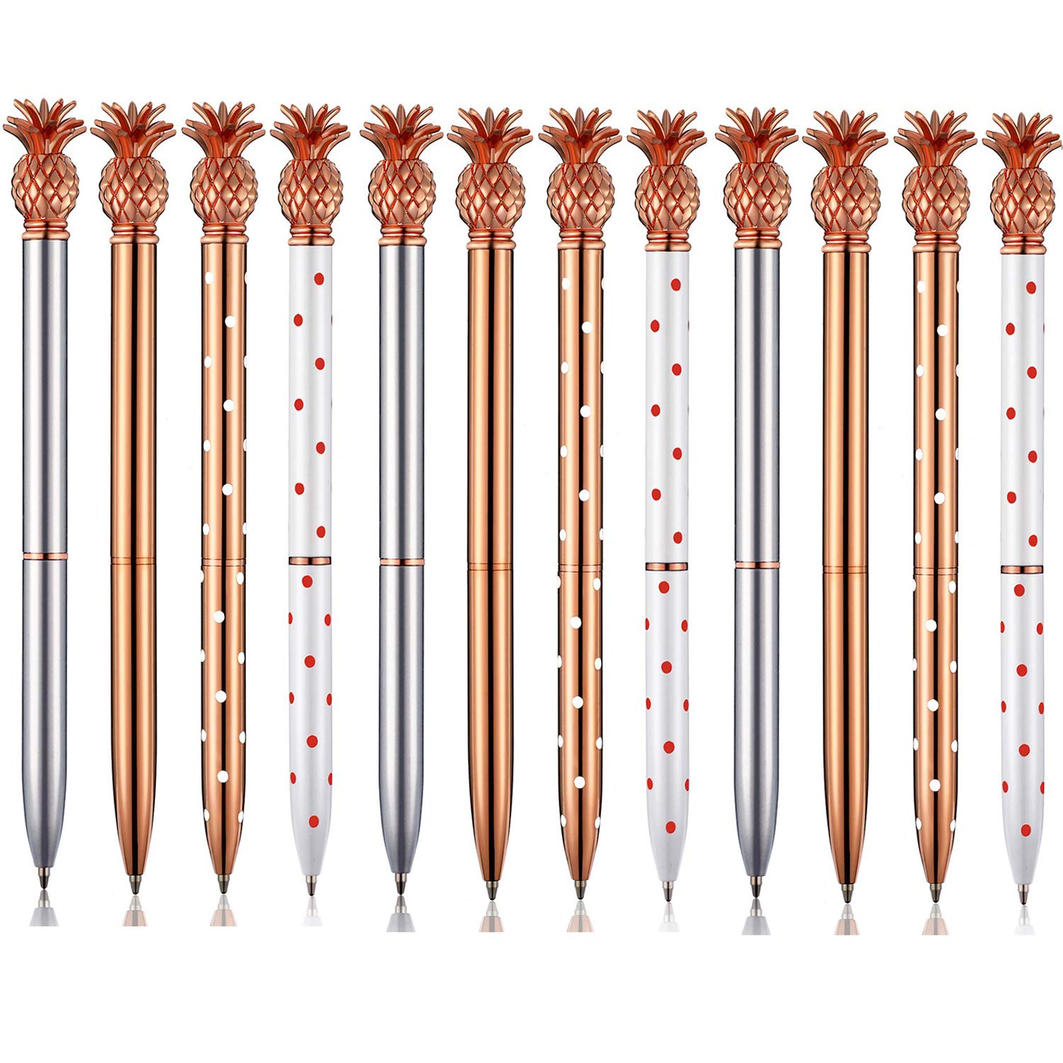 Outus 12 Pcs Pineapple Pens Cute Pineapple Gifts for Women