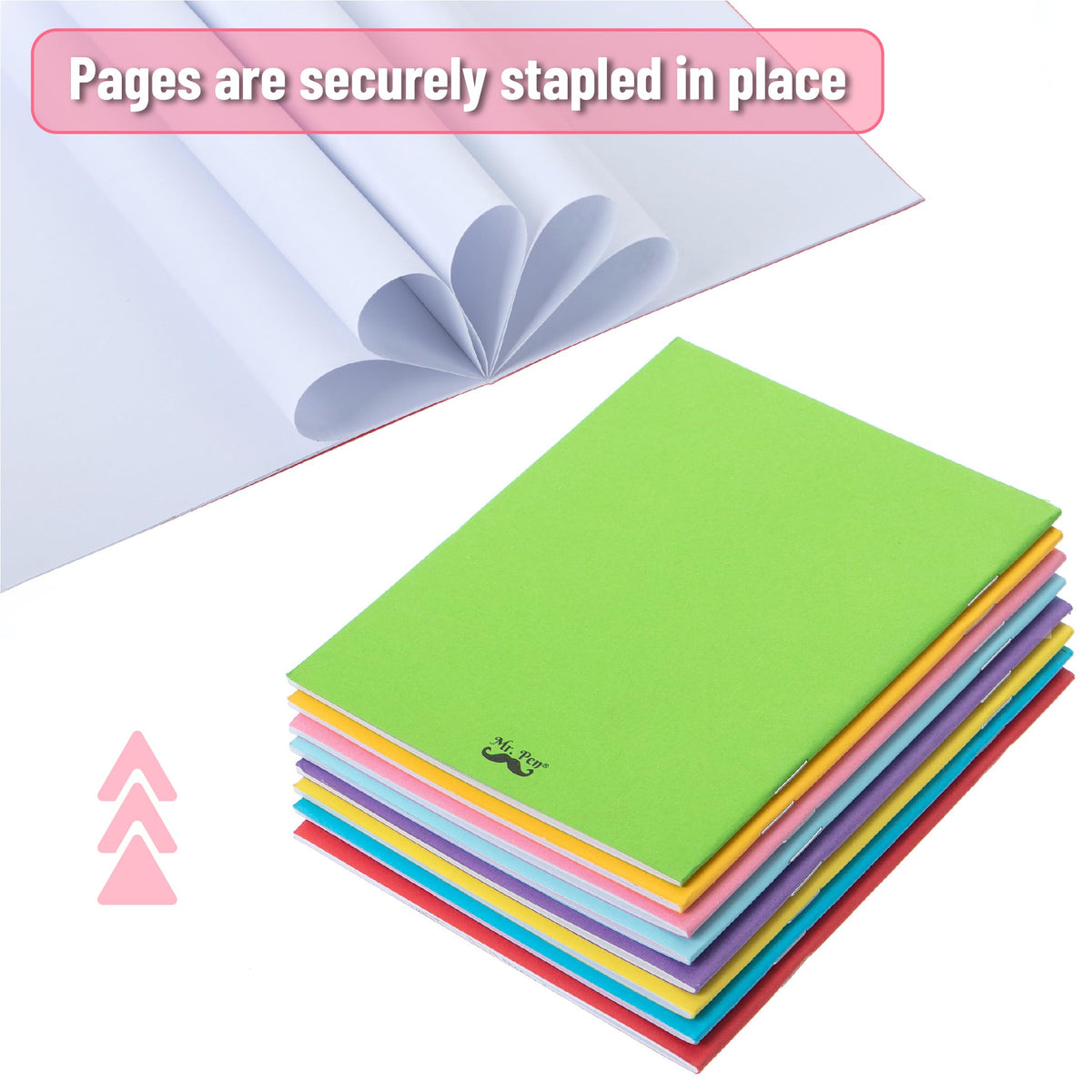 Mr. Pen- Colorful Blank Books, 4.2" x 5.5", 32 Pages, 32 Pack, Blank Notebooks for Kids, Mini