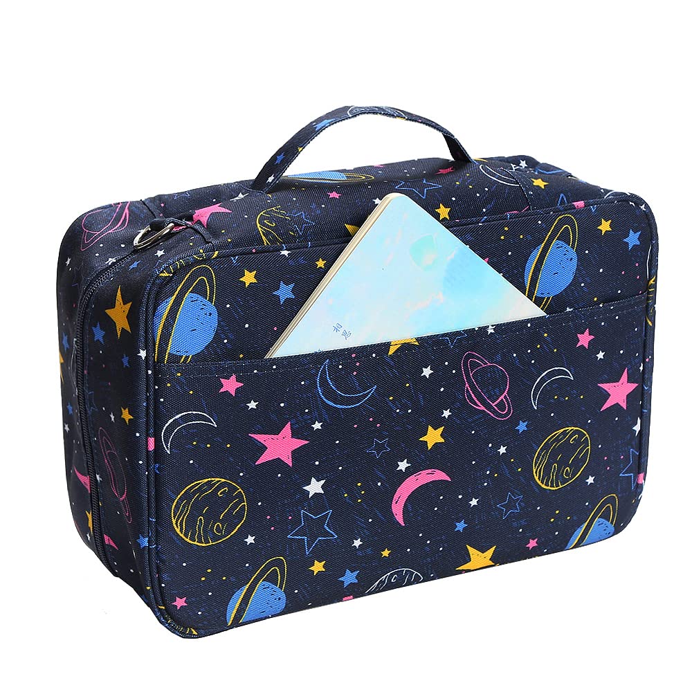 Lbxgap 420 Slots Colored Pencil Case w/Handle & Shoulder Strap