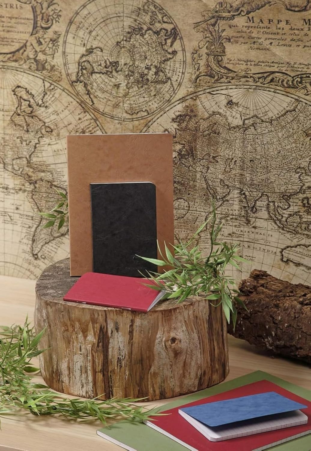 Clairefontaine 'Age Bag' Clothbound Notebook, A4, Lined, 192 Pages - Red