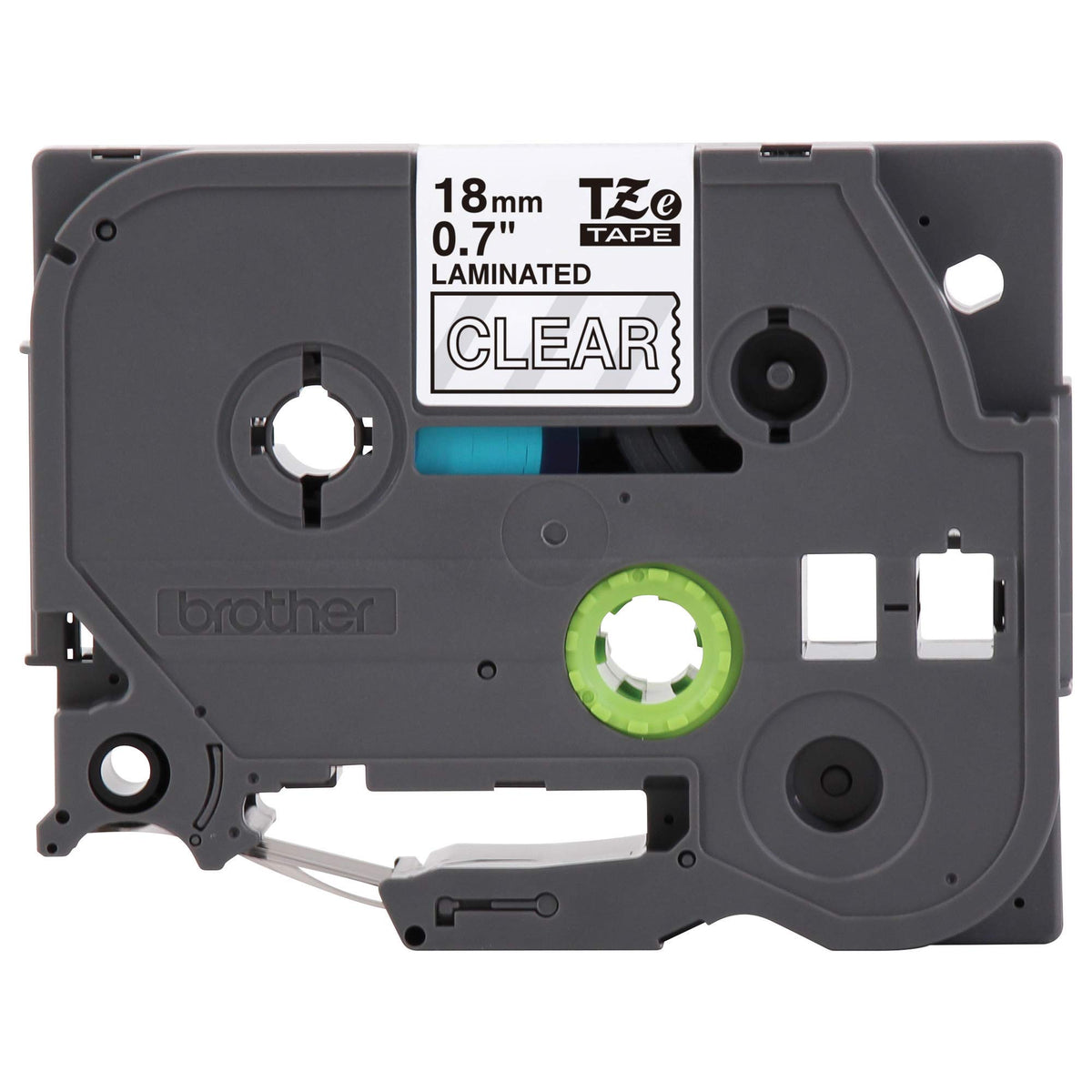 Brother TZe145 18mm (0.7") White on Clear tape for P-Touch 8m (26.2 ft).