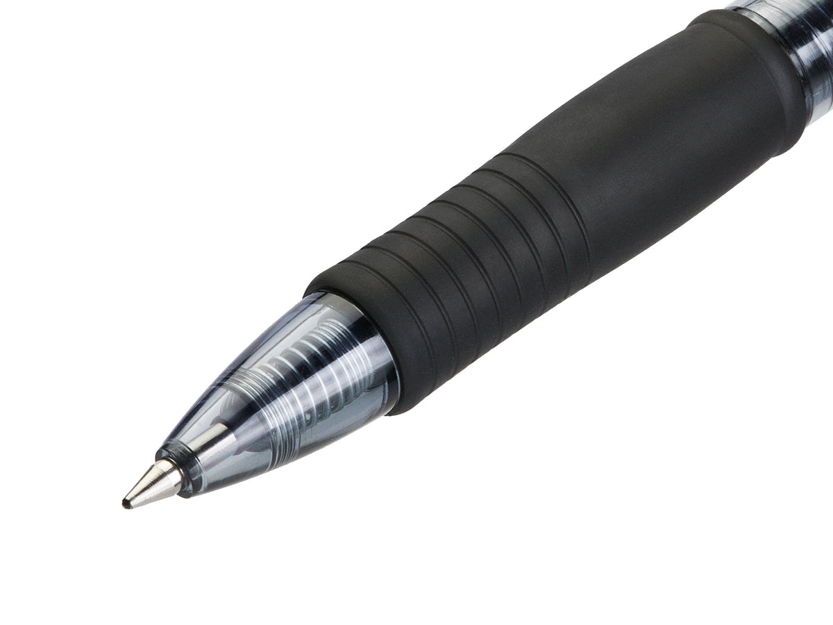 Pilot Flowpack 6 G-2 Gel Ink Rollerball Pen Medium Tip Black
