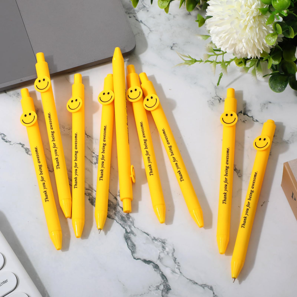 Fuutreo 50 Pcs Funny Pens Employee Appreciation Gifts, Thank You
