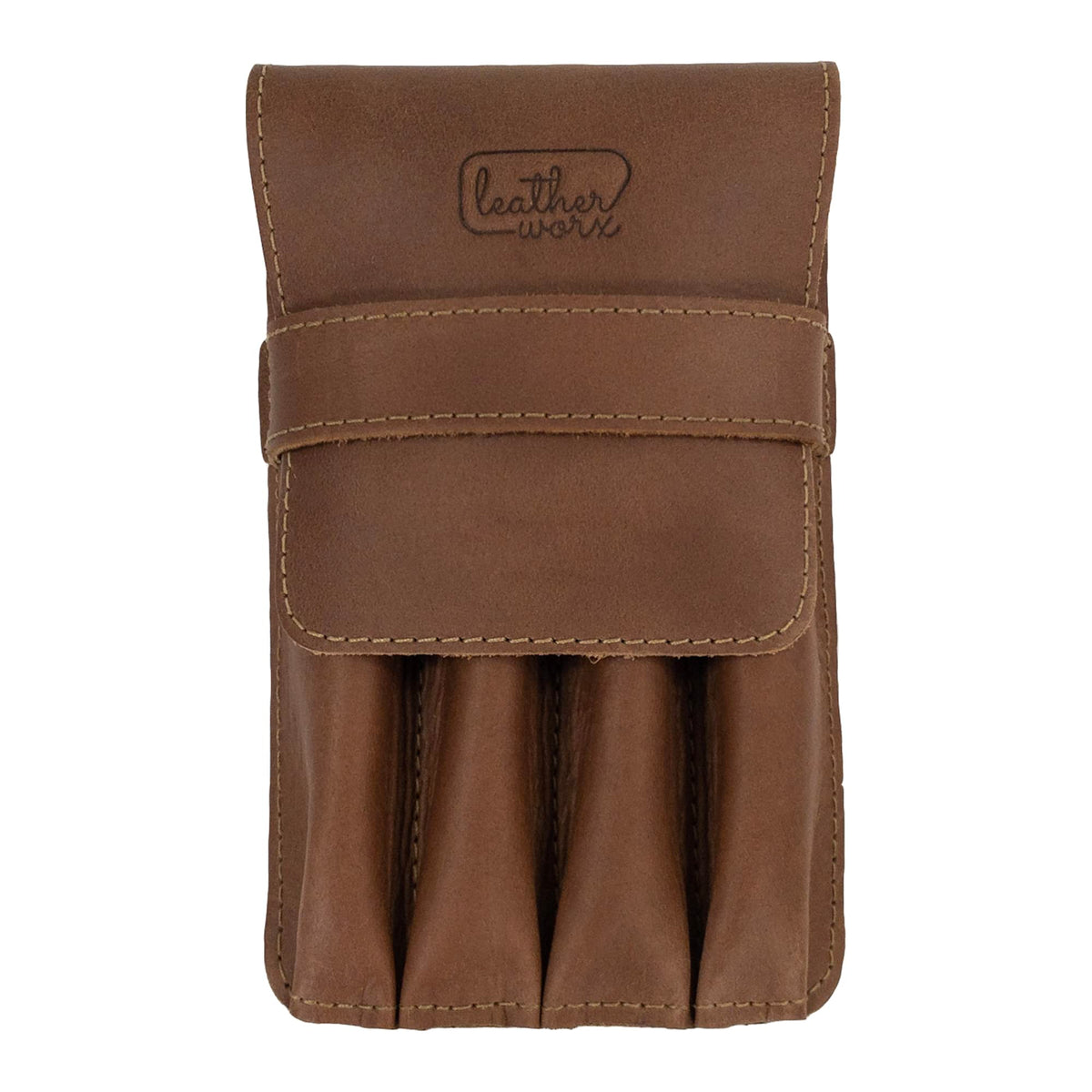Leather Worx, Pen Holder, Pencil Case, Minimalist Style Holder, Classic Storage, Full Grain