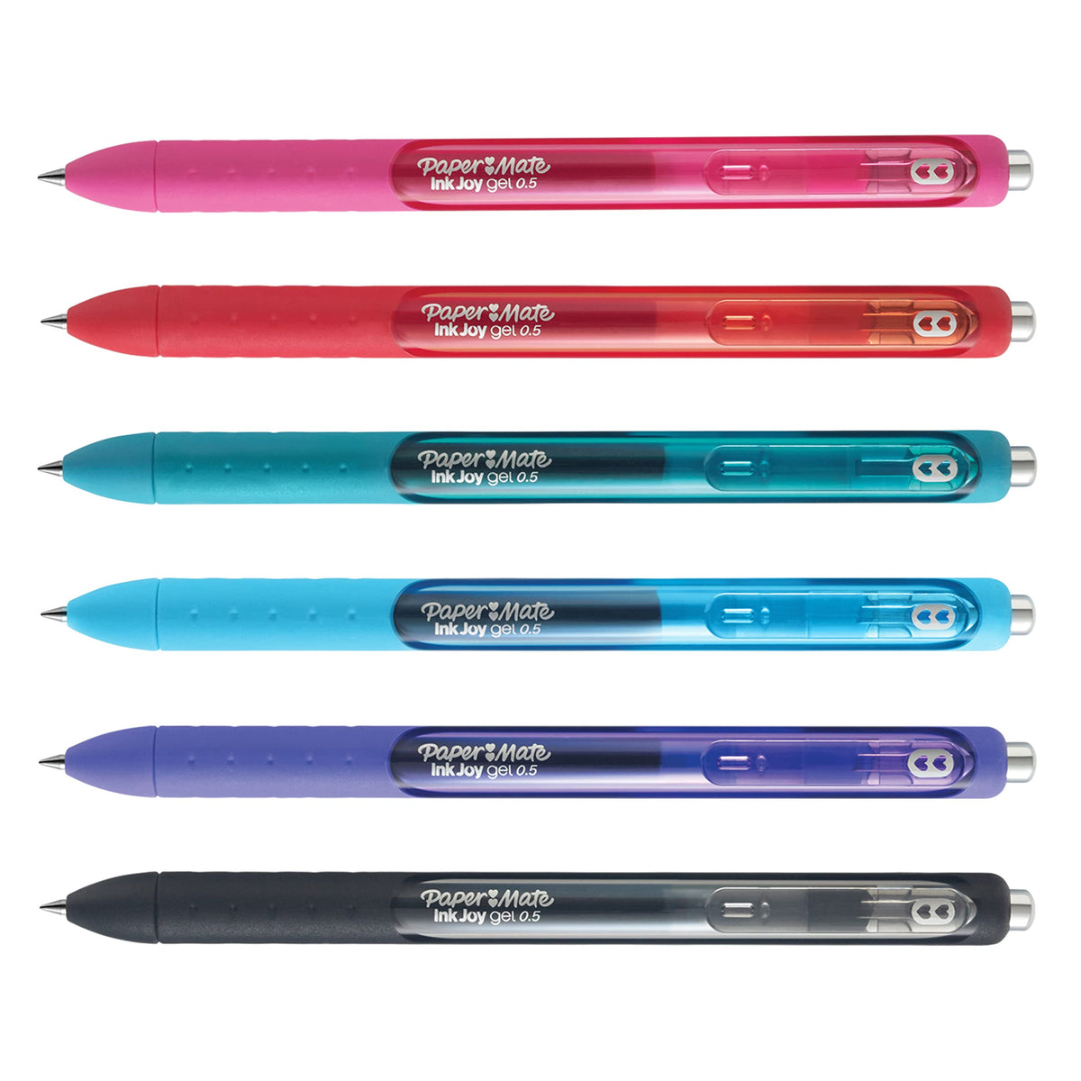 Paper Mate InkJoy Gel Pens, Fine Point, Assorted Colors, 6 Count