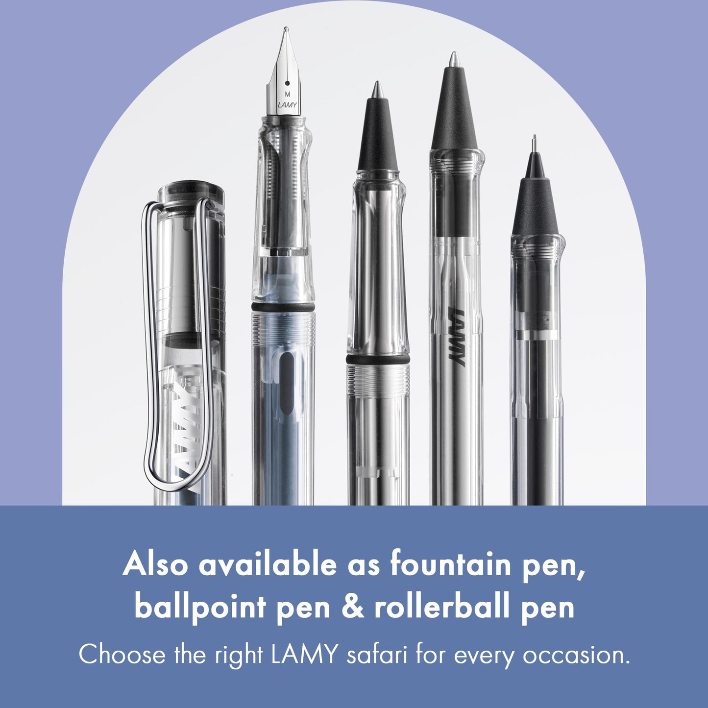 LAMY safari vista - Mechanical Pencil with ergonomic grip & body made of robust ASA plastic - ideal