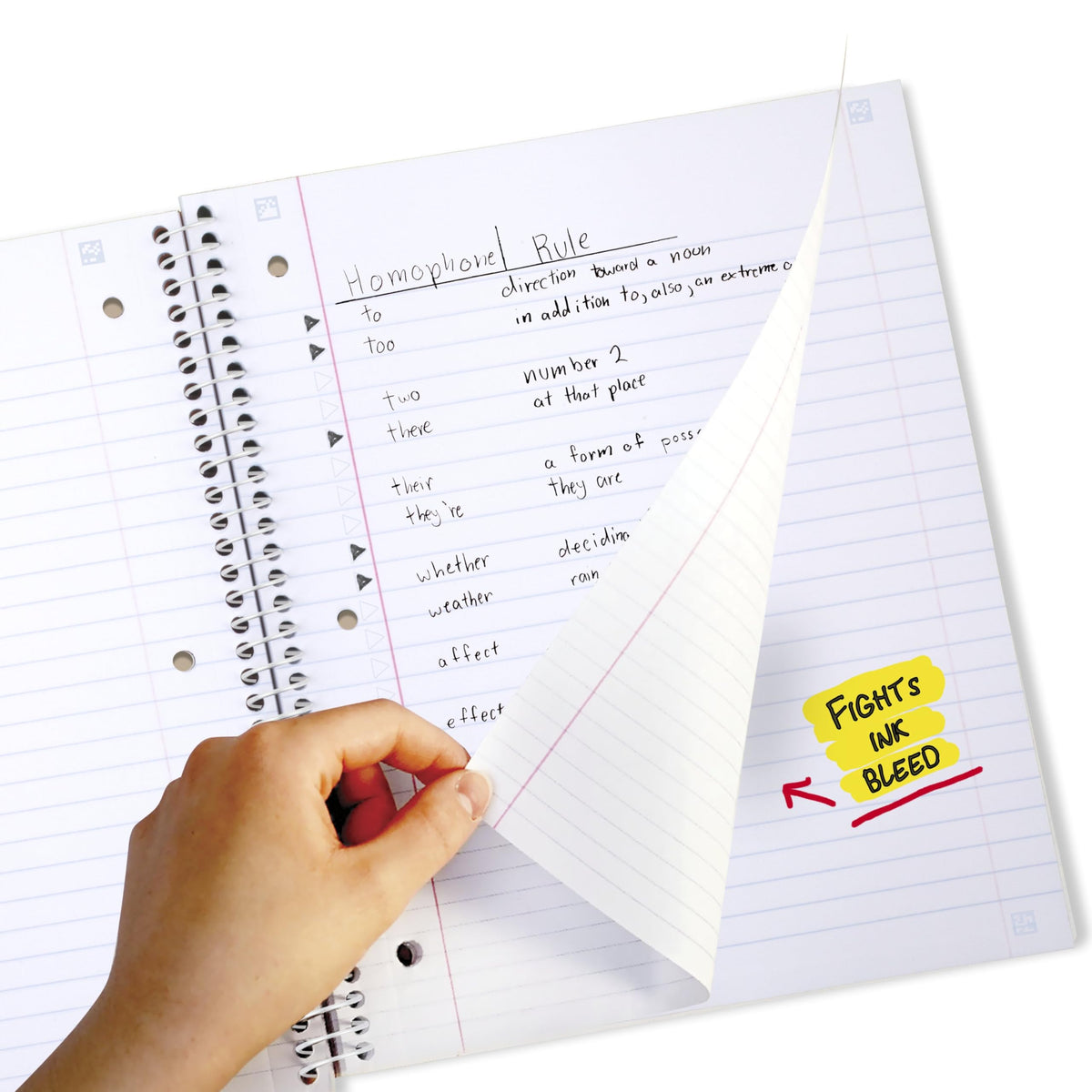 Five Star Spiral Notebook + Study App, 2 Pack, 1 Subject, Wide Ruled, 8" x 10-1/2", 80 Sheets