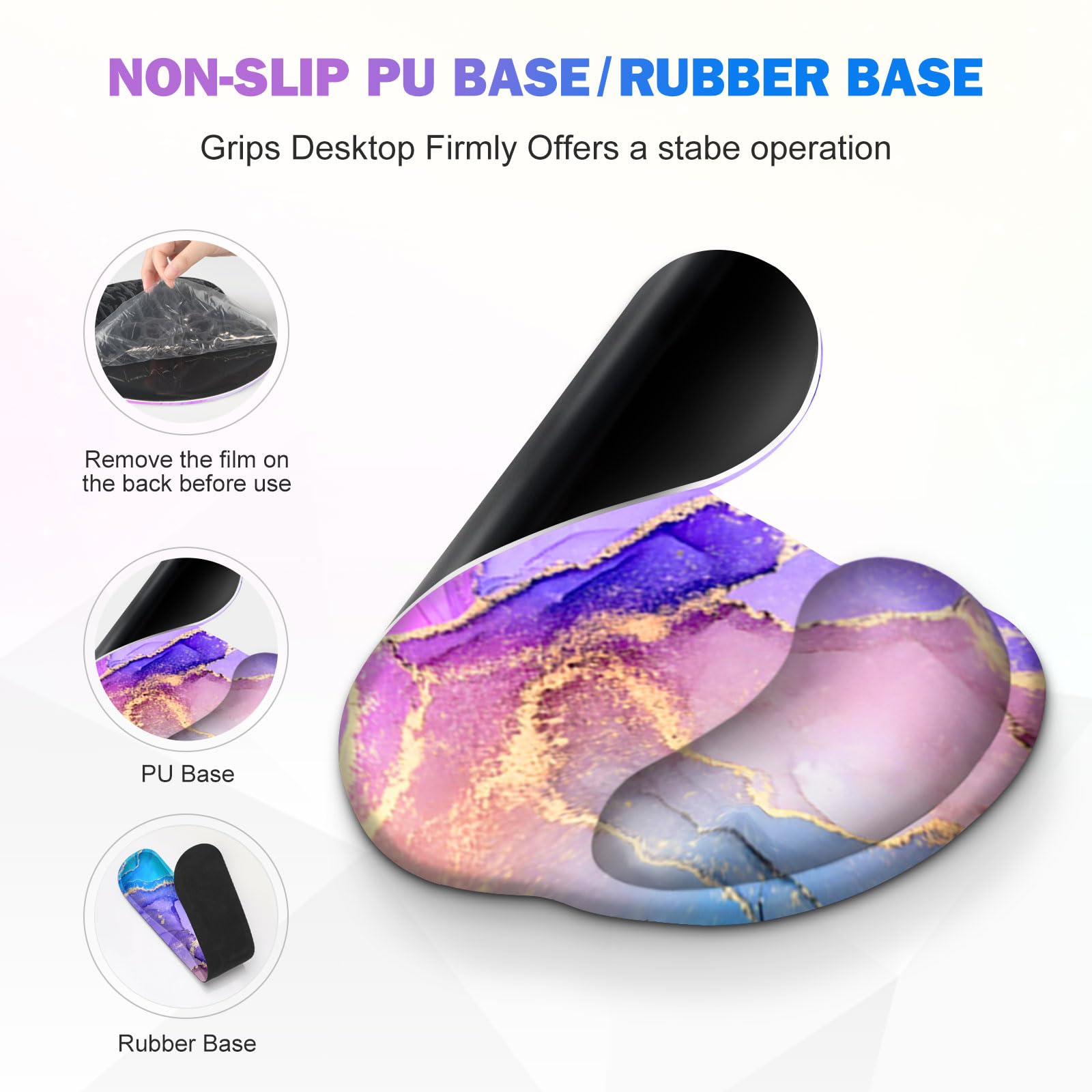 Gaming Mouse Pad, 4in1 XXL Mousepad Large Desk Mat, Cute Desk Pad Protector