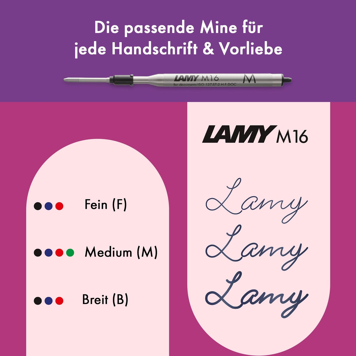 Lamy safari pink cliff - Ballpoint Pen with ergonomic grip & line width M - for pleasant long