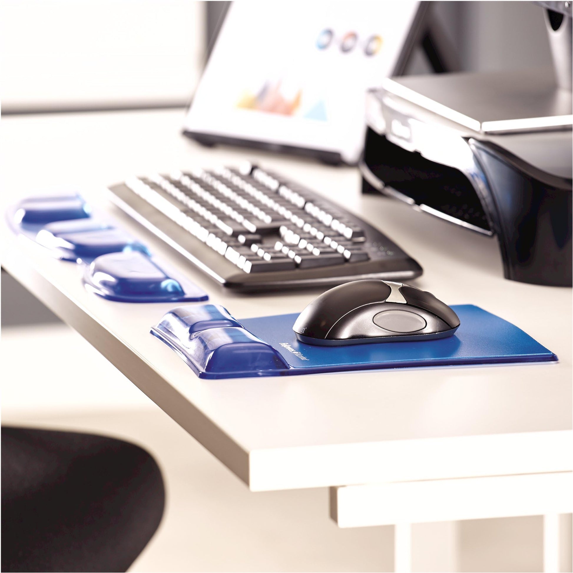 Fellowes Wrist Support - Blue (9182201)