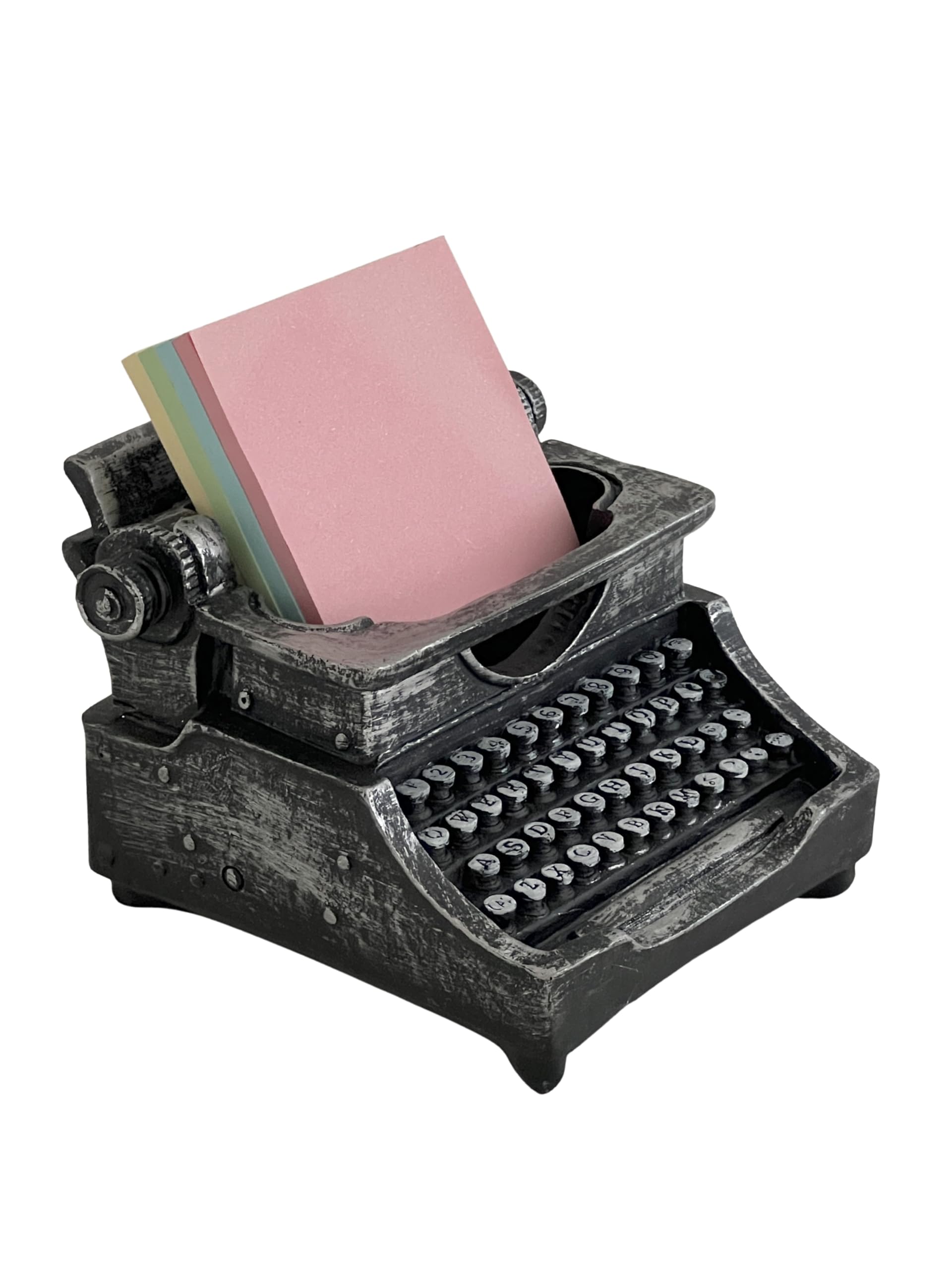 Bellaa Typewriter Pencil Holder 32 Pens, Desk Organizer, Hold Cell Phone