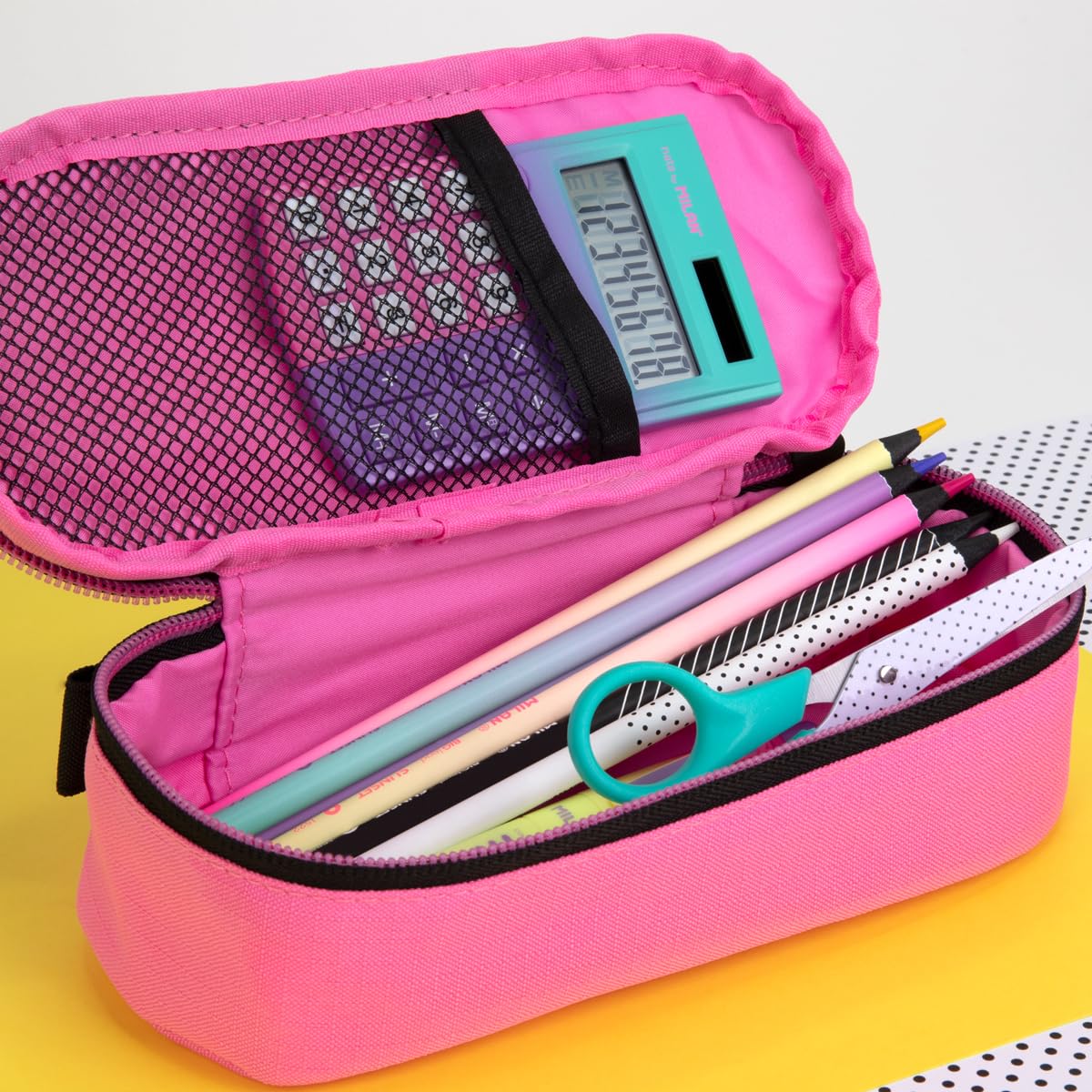 MILAN Sunset Oval Pencil Case, Pink ®
