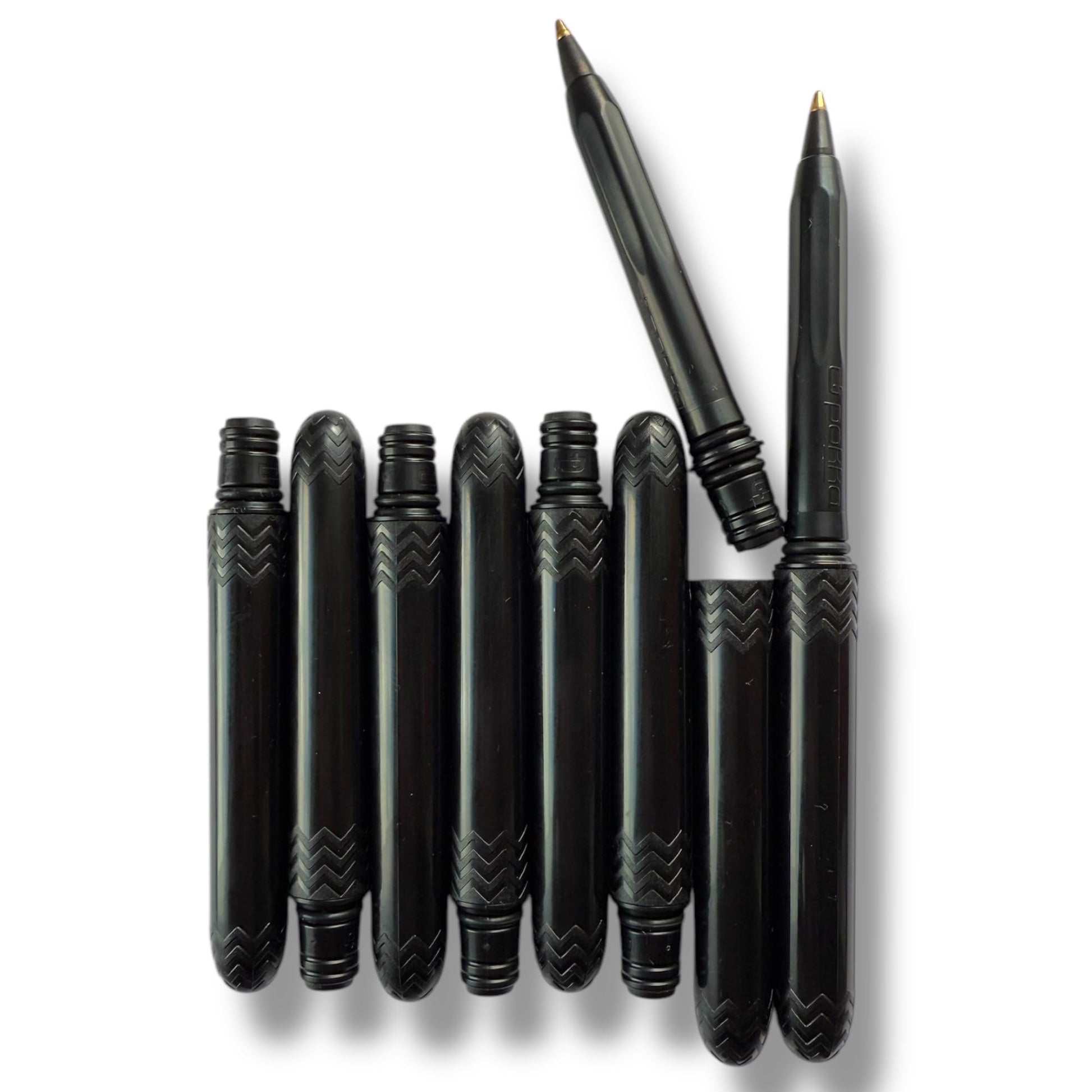 The USA Made Pocket Pen – 8 Pack – compact, affordable, lightweight, EDC black ink ballpoint pen