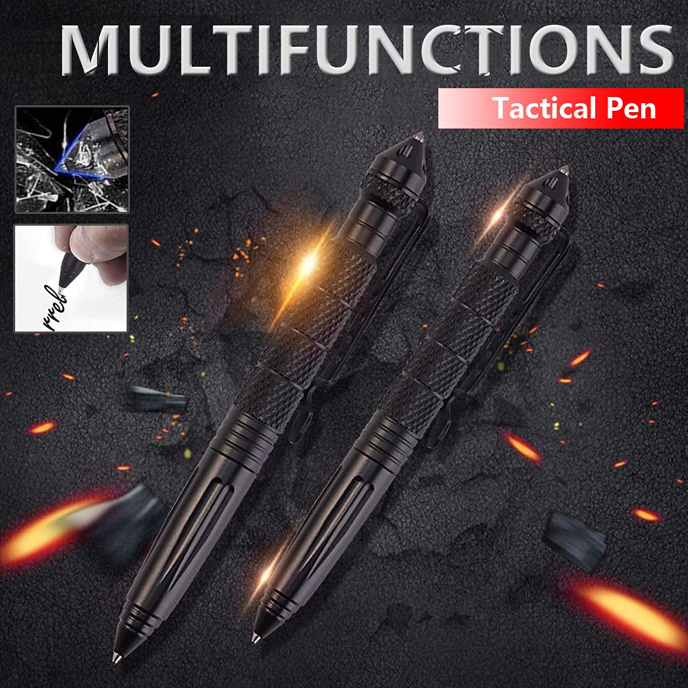 Lsqurel Tungsten Steel Tactical Pen with Glass Breaker