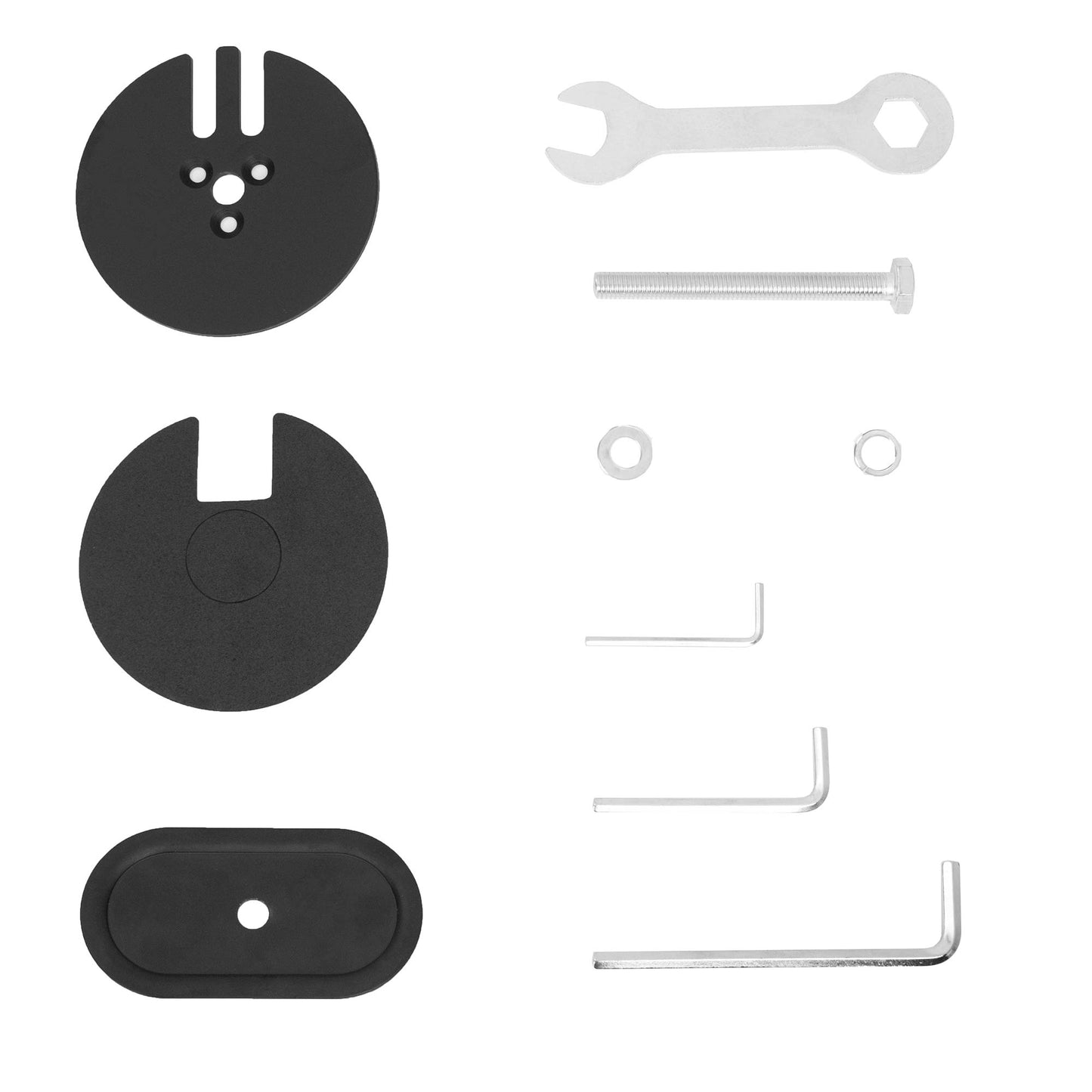 VIVO Black Heavy Duty Grommet Kit for Desk Monitor Mount Stands, Sturdy 4 Inch Grommet Mount with