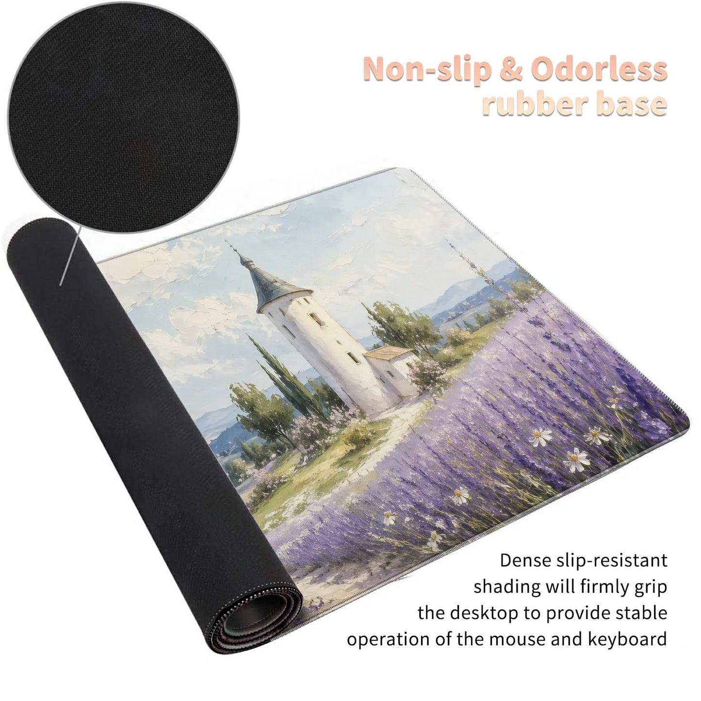 Desk Mat Large Gaming Mouse Pad + Coaster
