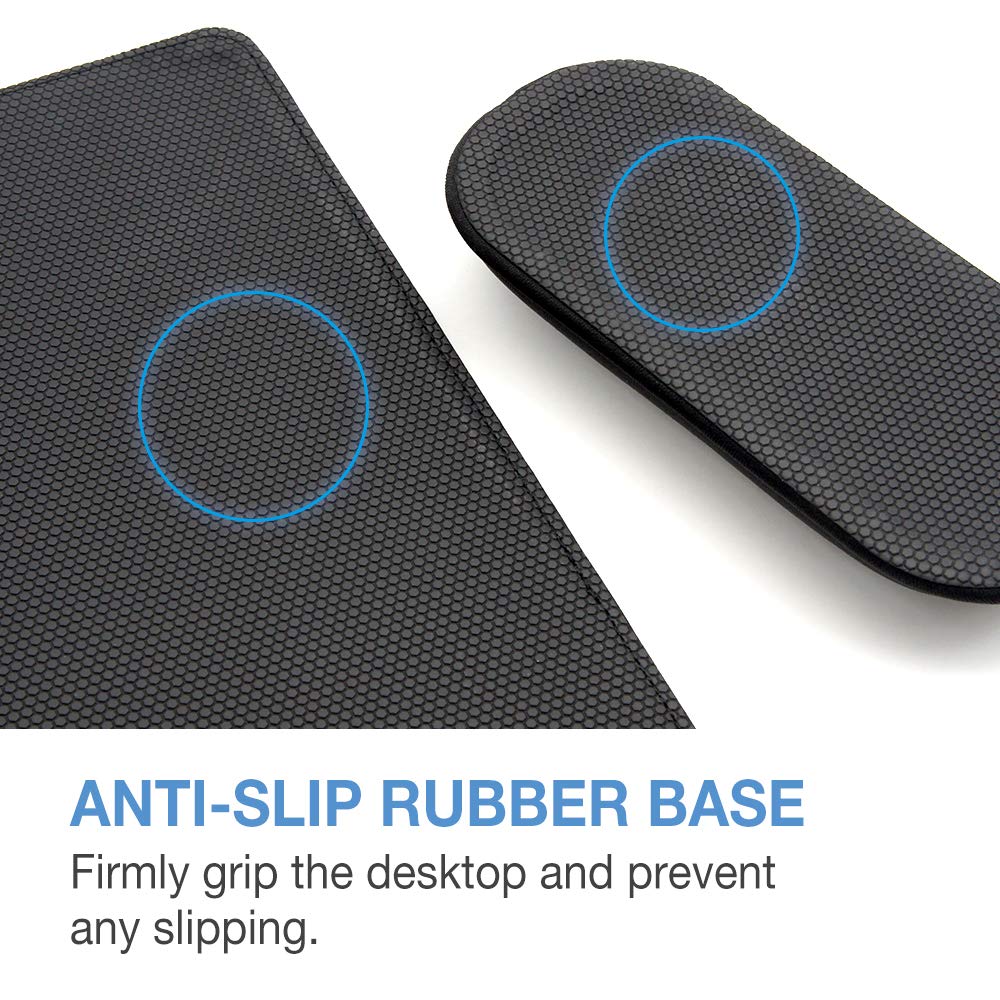 SenseAGE Detachable Ergonomic Mouse Pad with Wrist Rest Support, Adjustable Placement for Pain