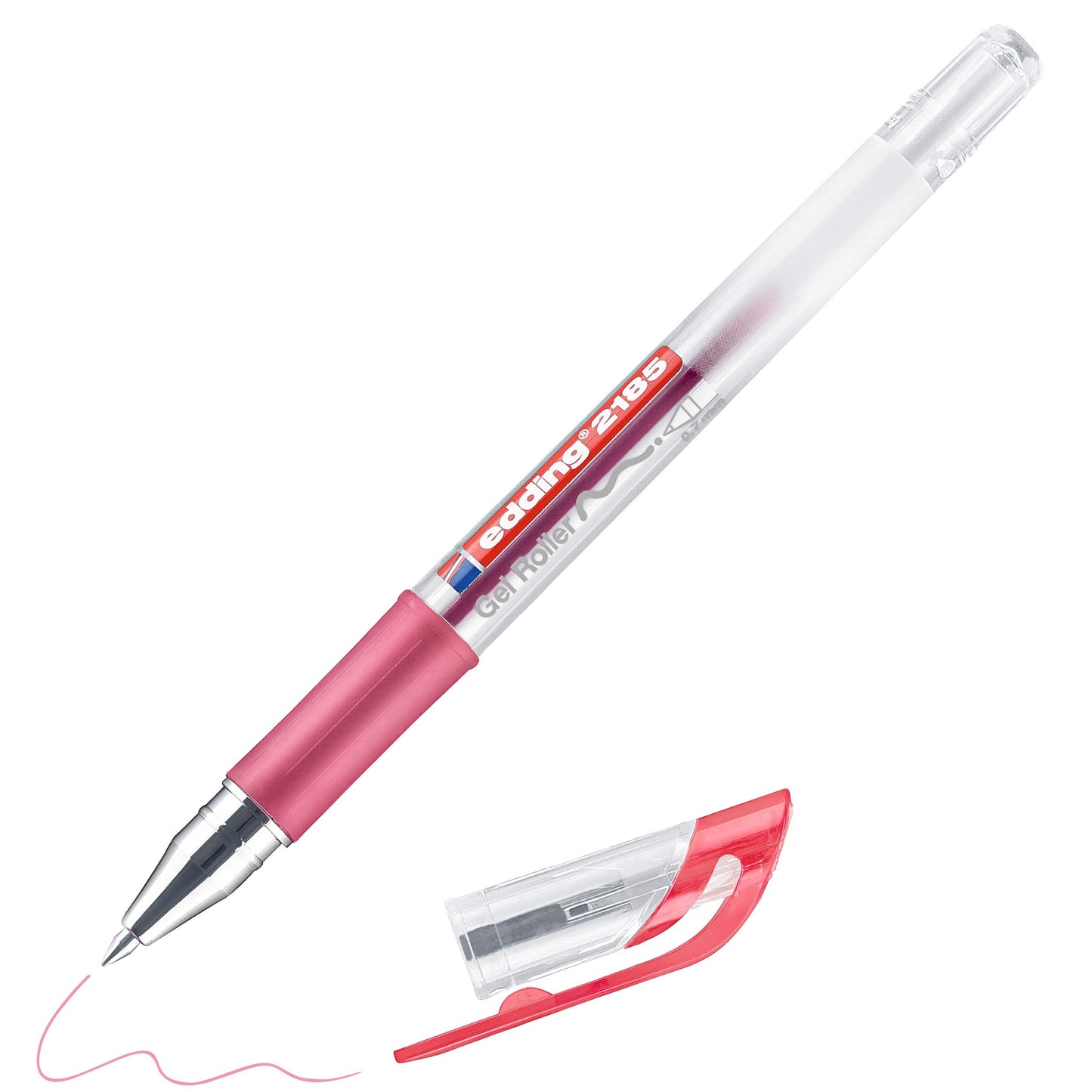 Edding 2185 Gel Ink Rollerball - Red - 1 Pen -.7 mm - Gel Pen for Writing, Drawing, Mandalas