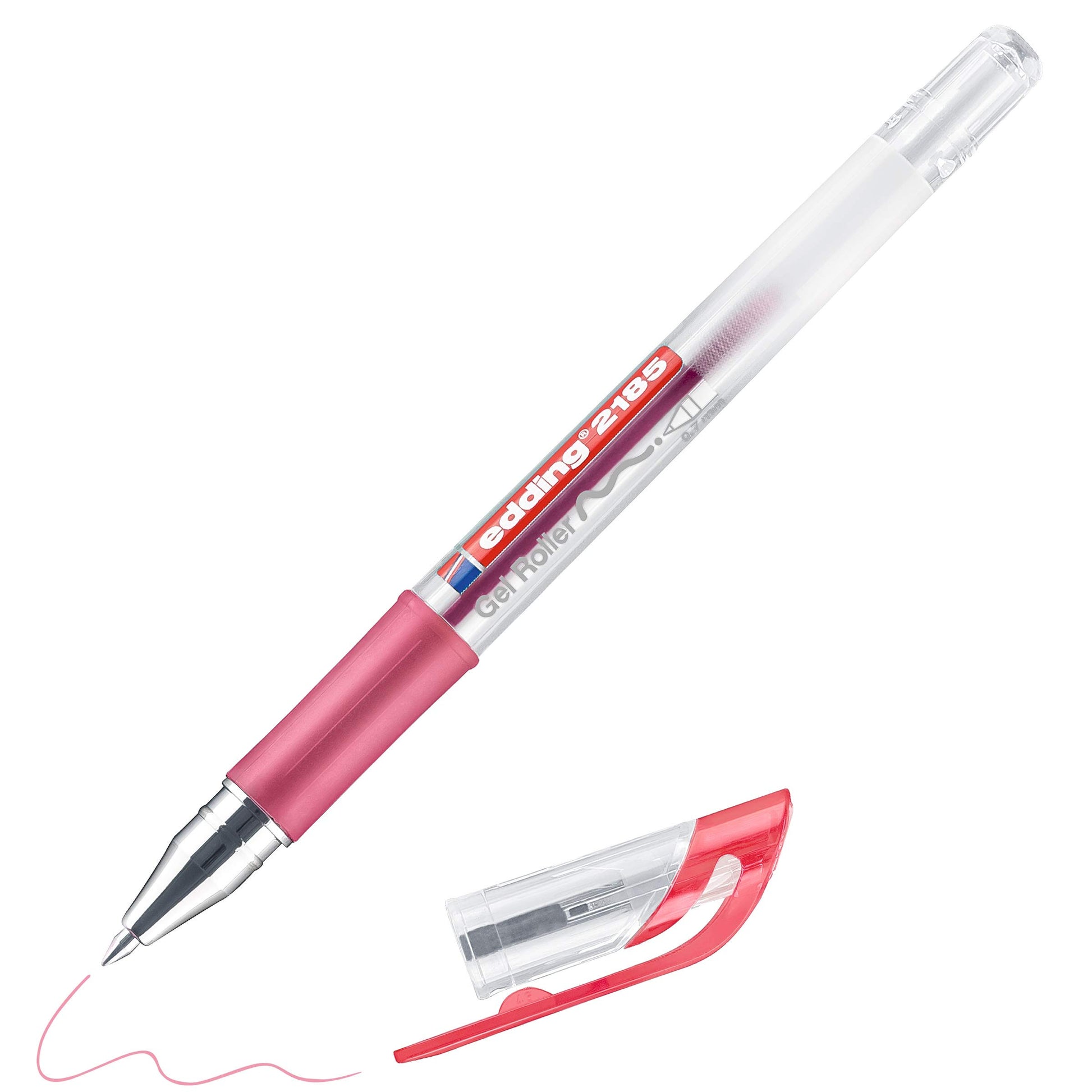 Edding 2185 Gel Ink Rollerball - Red - 1 Pen -.7 mm - Gel Pen for Writing, Drawing, Mandalas
