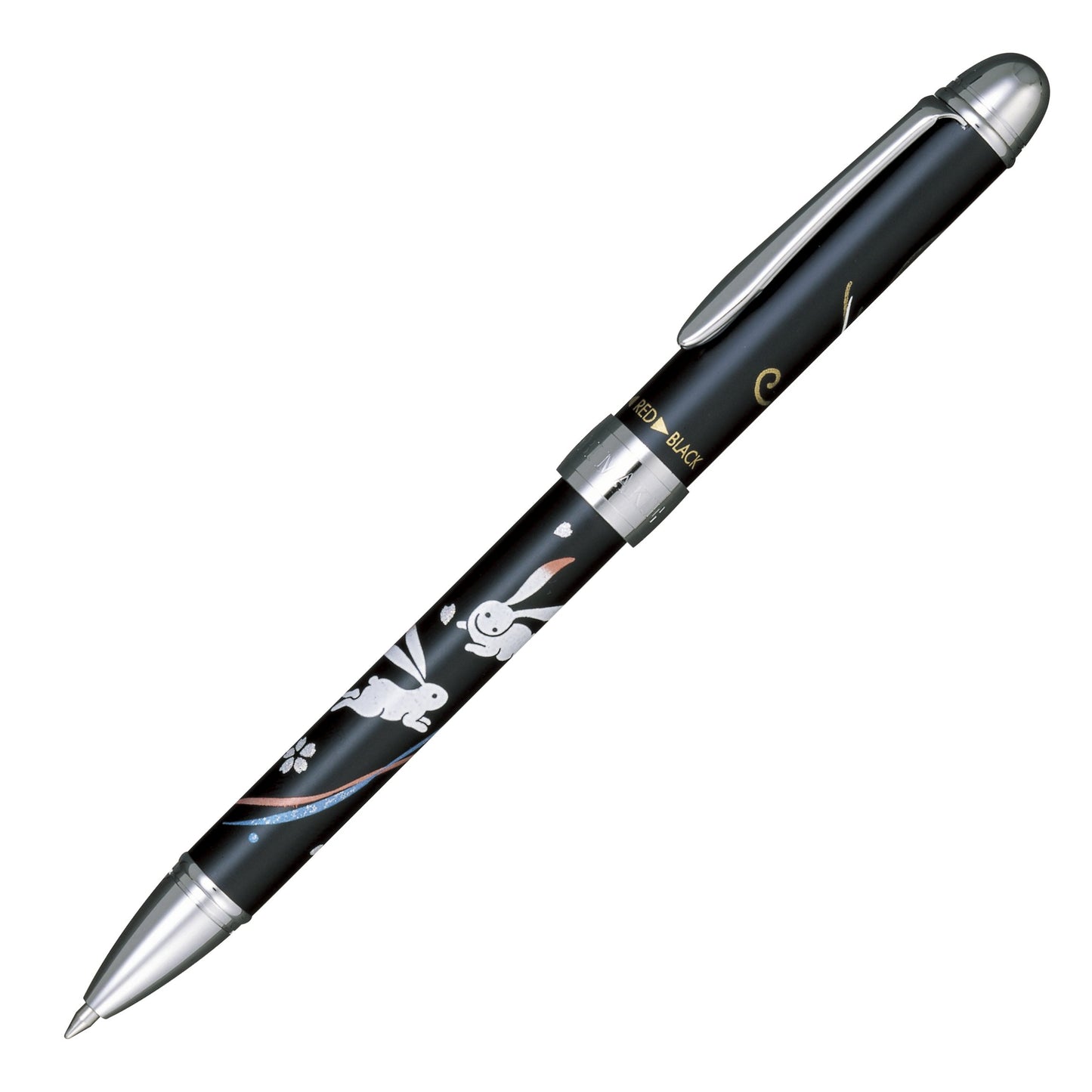 Sailor 16-0332-220 Fountain Pen, Multi-Functional Pen, 2 Colors + Sharp Elegant Maki-Ei, Rabbit