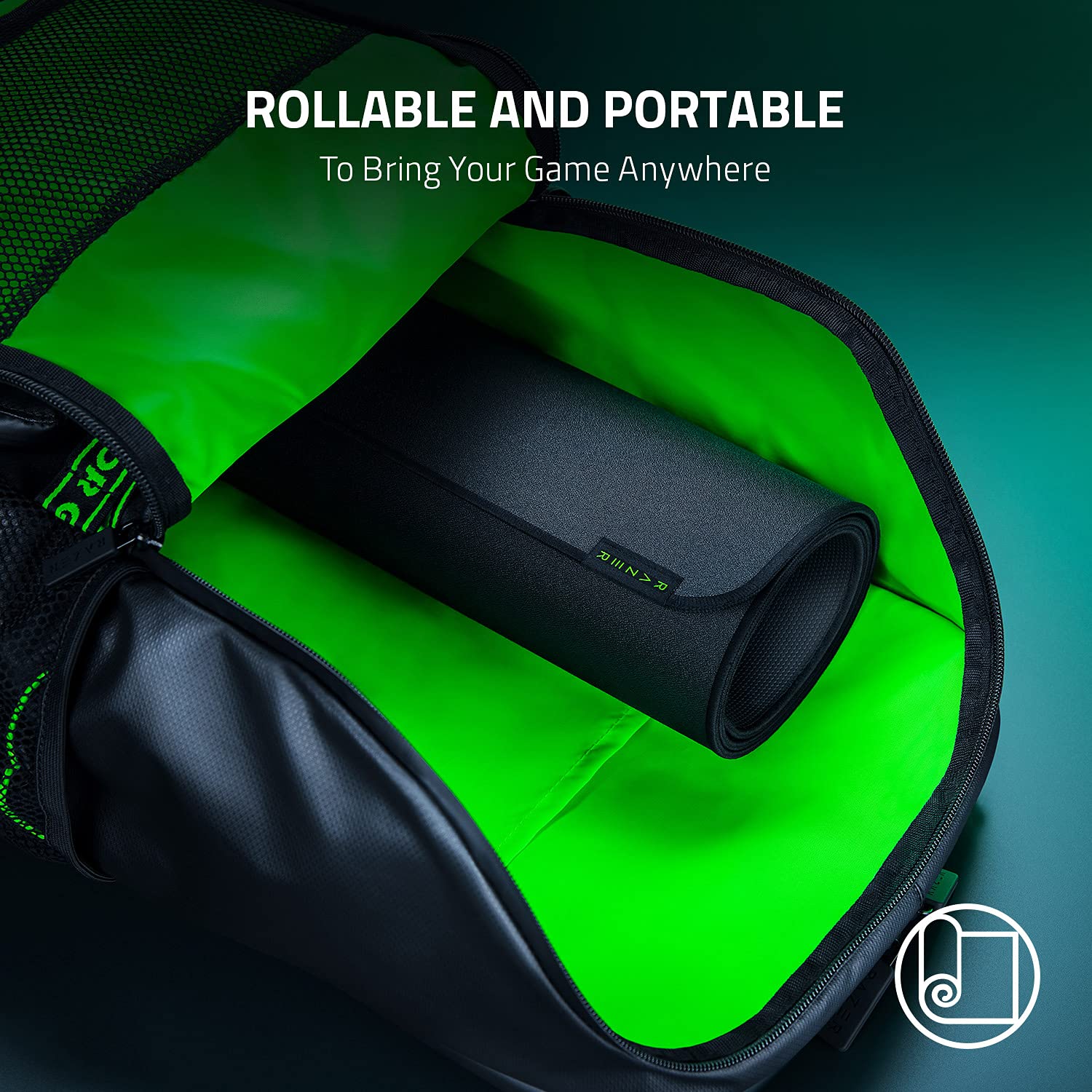 Razer Strider Hybrid Mouse Mat with a Soft Base & Smooth Glide, Black, L