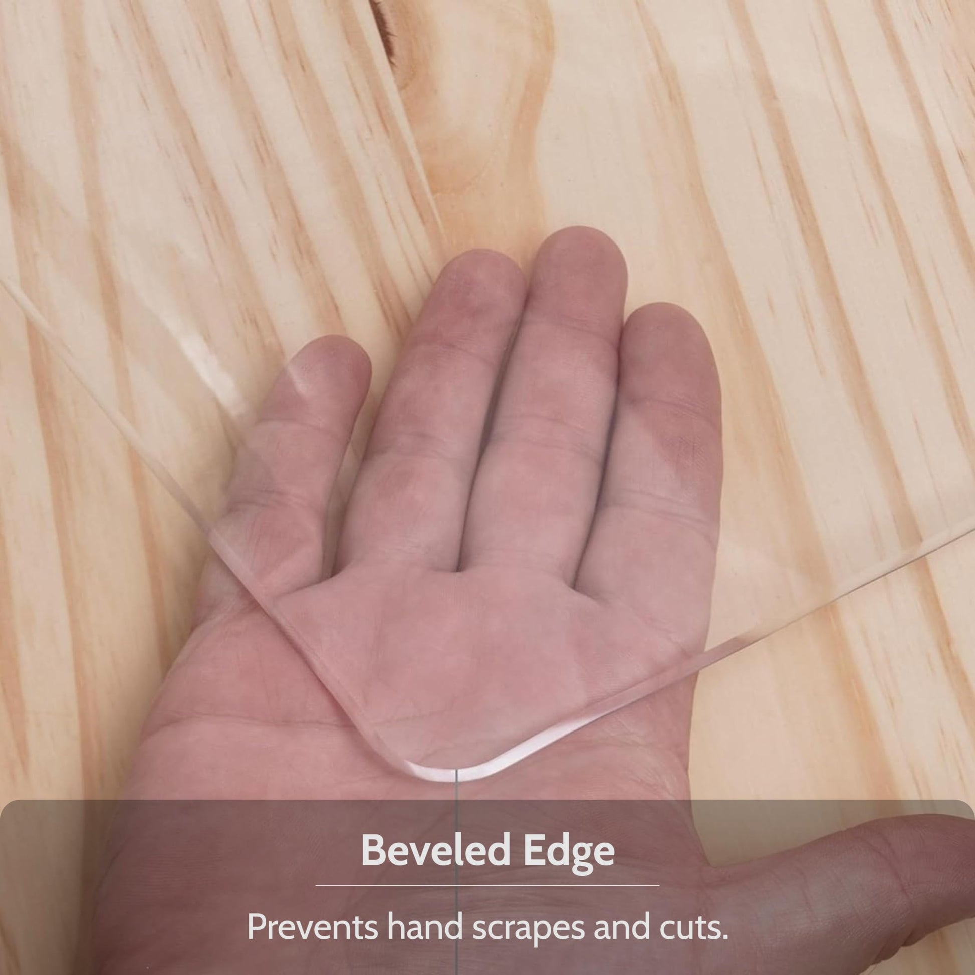 Awnour Clear Desk Mat on top of desks - 32 x 16 inches - Clear Transparent Plastic Desk Protector