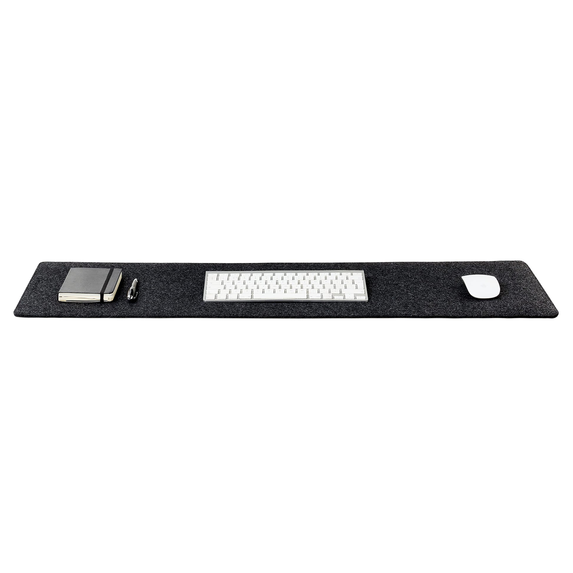 Wolvende Premium Felt Desk Mat | Large 15.75" x 36" | Multifunctional Desk Pad for Home Office |