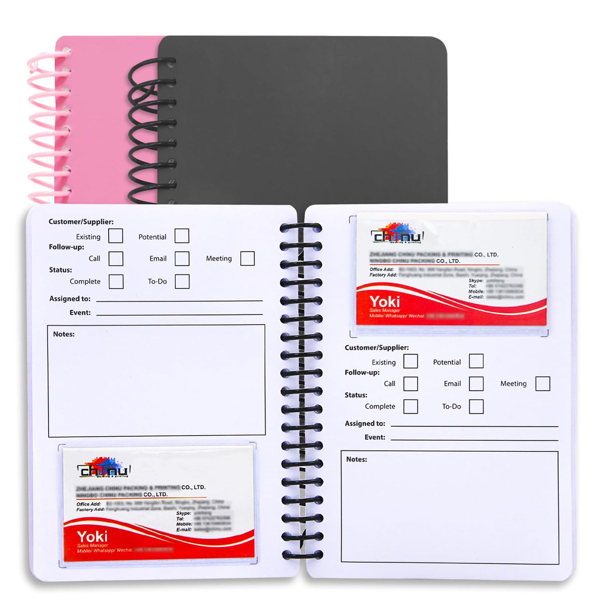 Business Card Organizer Card Holder Book, Portable Credit Card Organizer, Managing All Card Holder