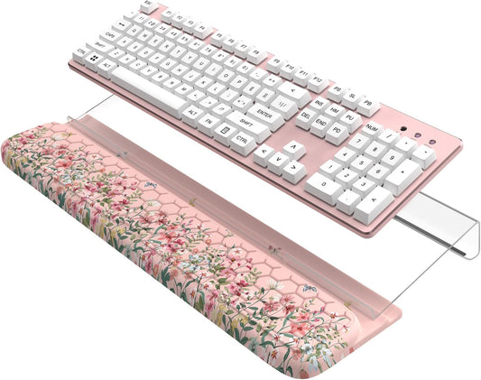 HAOCOO Ergonomic Keyboard Rest Wrist Pad,Comfortable Keyboard Wrist Rest Holder, 3-Level Height