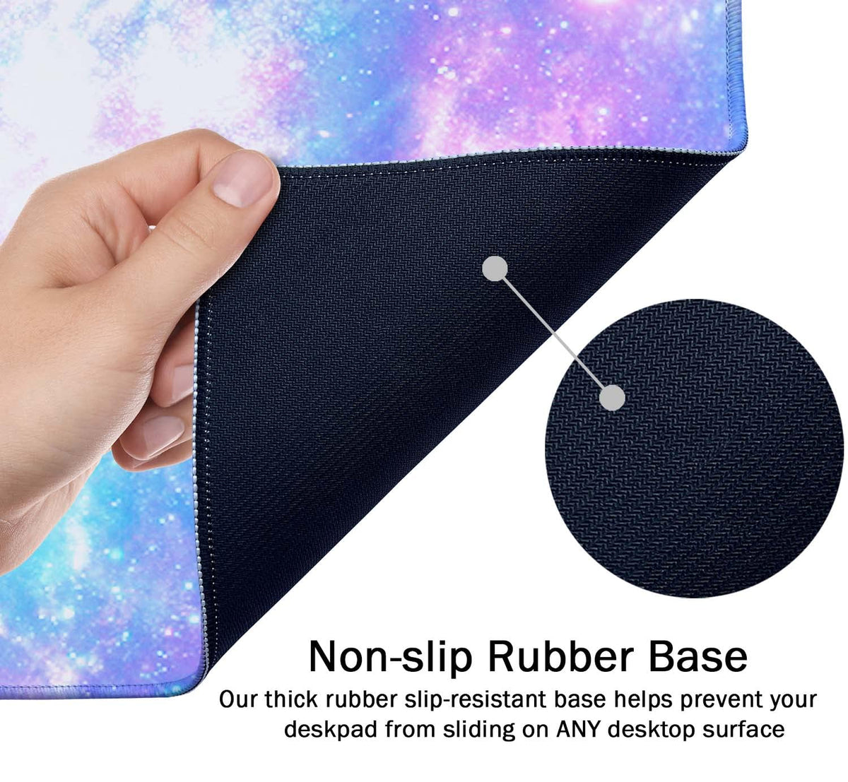 SSOIU Desk Mat,Large Mouse Pad 35.5" x 15.7" XXL Extended Gaming Mouse Pad Mat with Non-Slip Base
