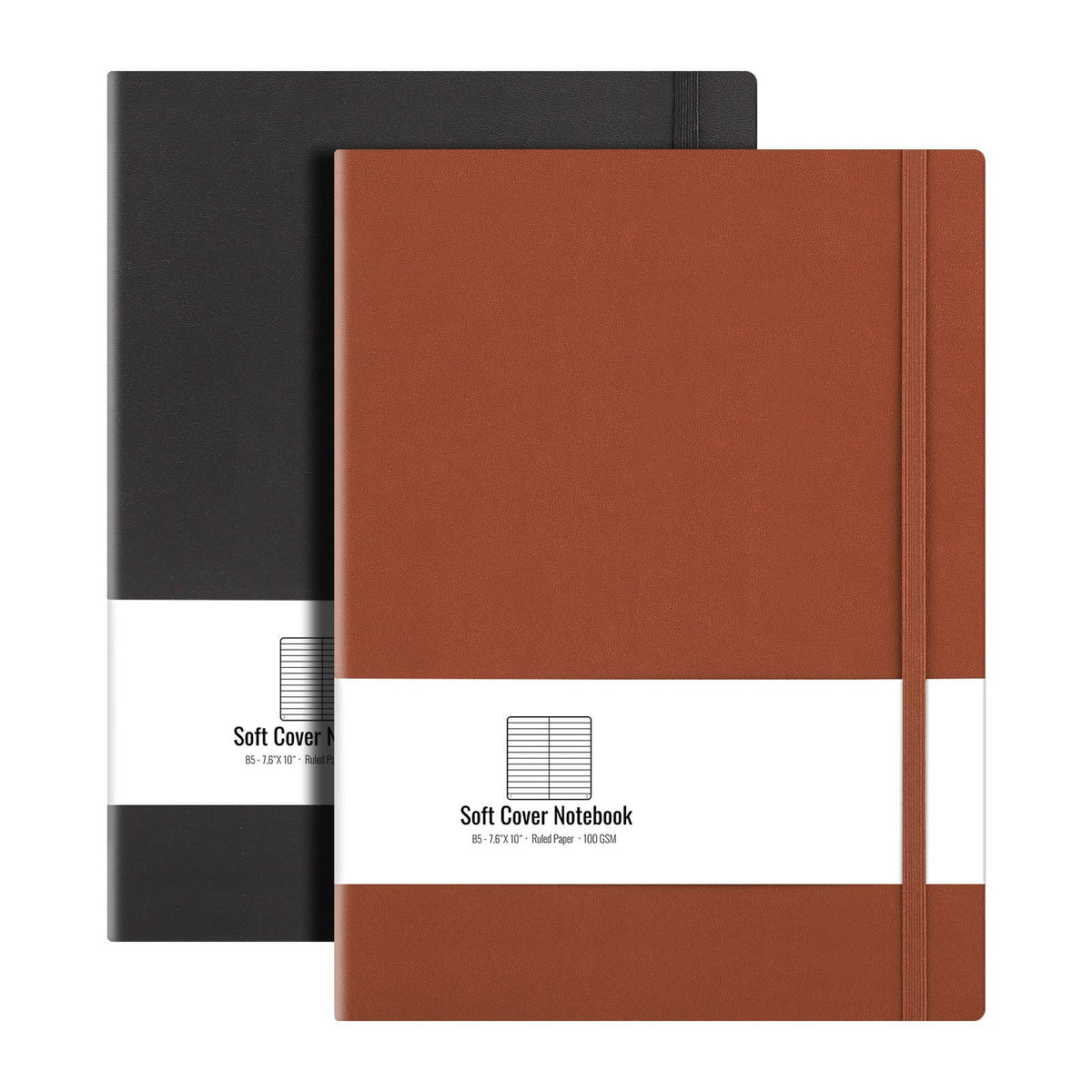 AHGXG Lined Journal Notebook, 408 Numbered Pages, A5 Size (5.7'' x 8.3'')