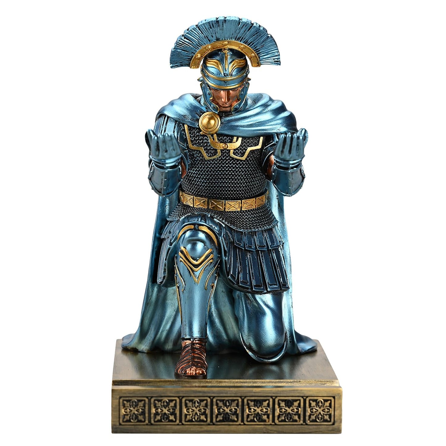 HDMbigmi Centurion Cloak Warrior Pen Holder Phone Stand for Desktop Blue