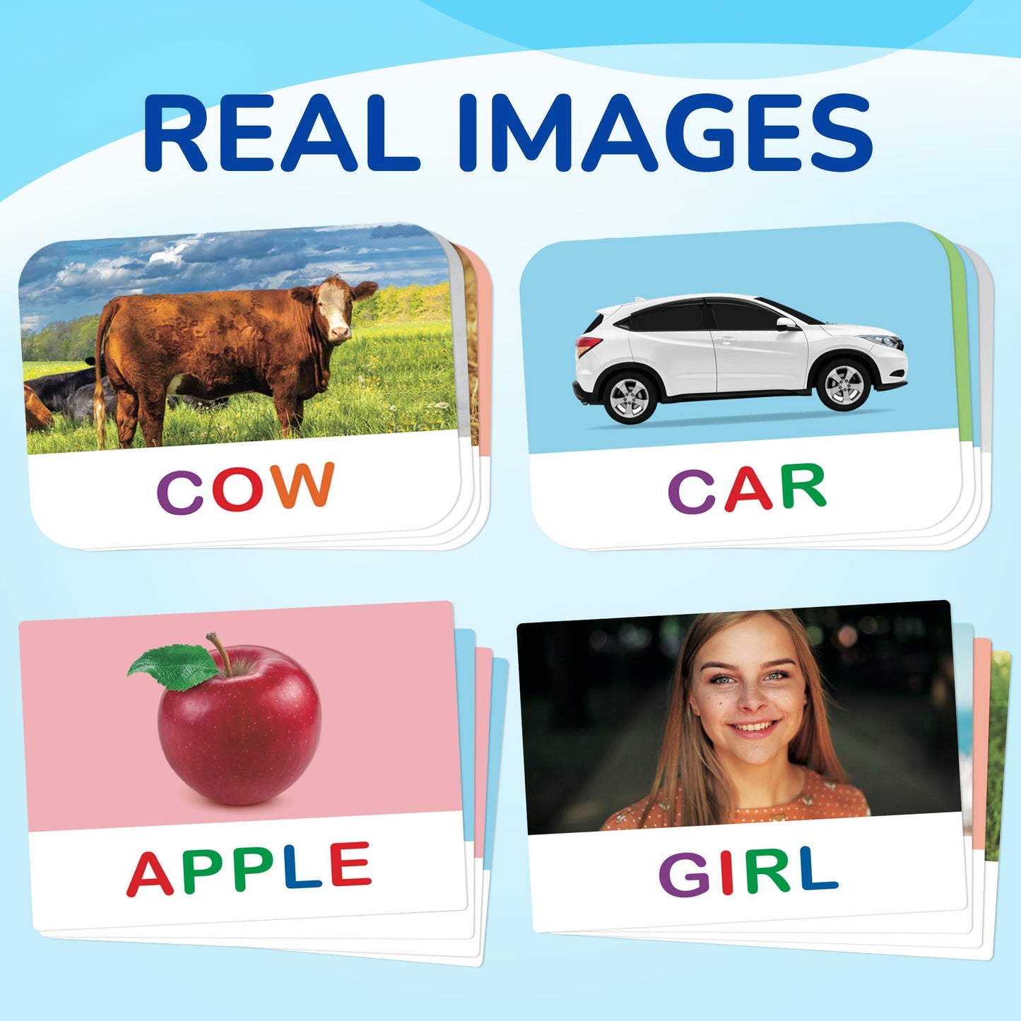 BenBen Spelling Games with Flash Cards, 112 Words, Montessori Toys for 3 4 5 6 Years Old Kids